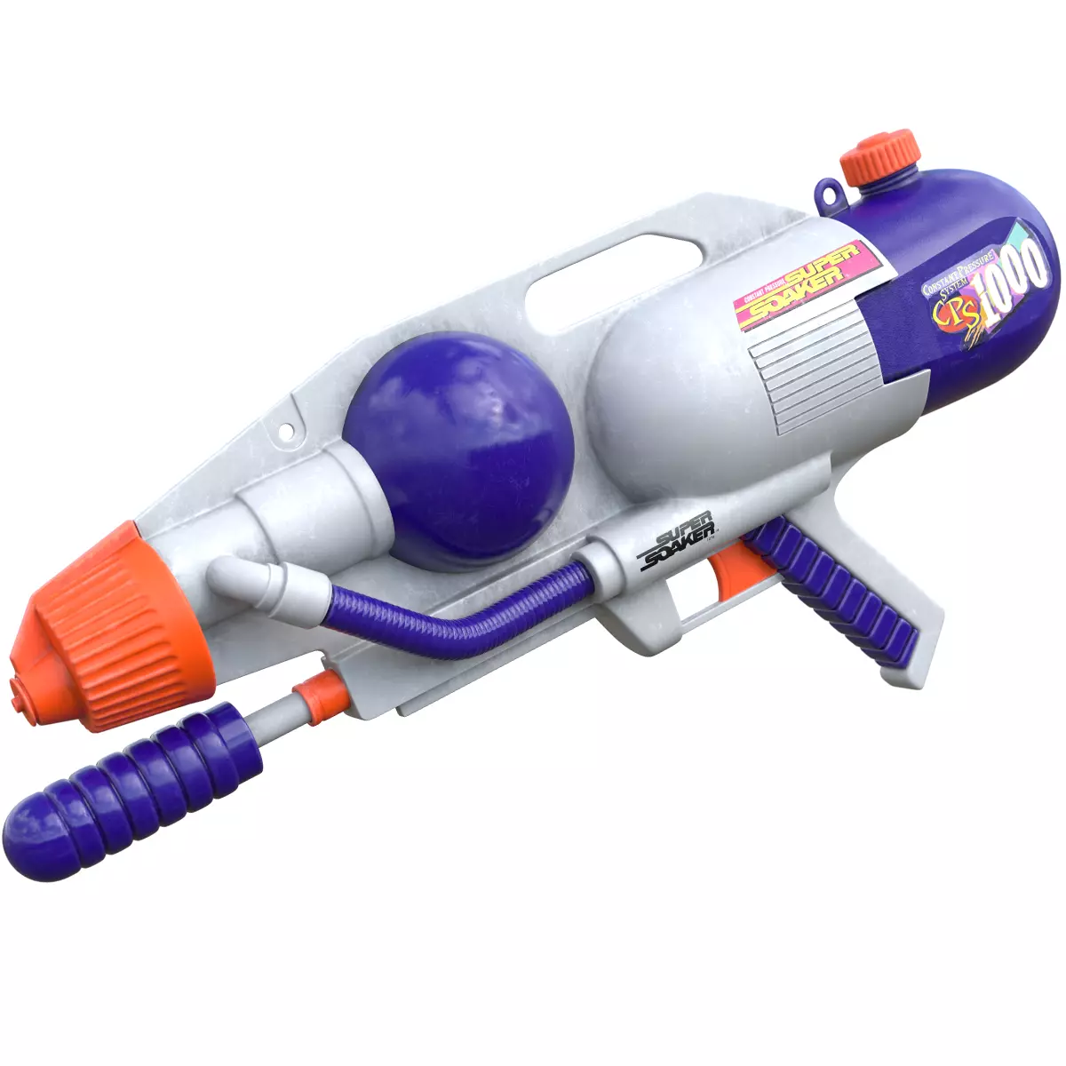 CPS1000 Super Soaker Water Gun 3D model_0