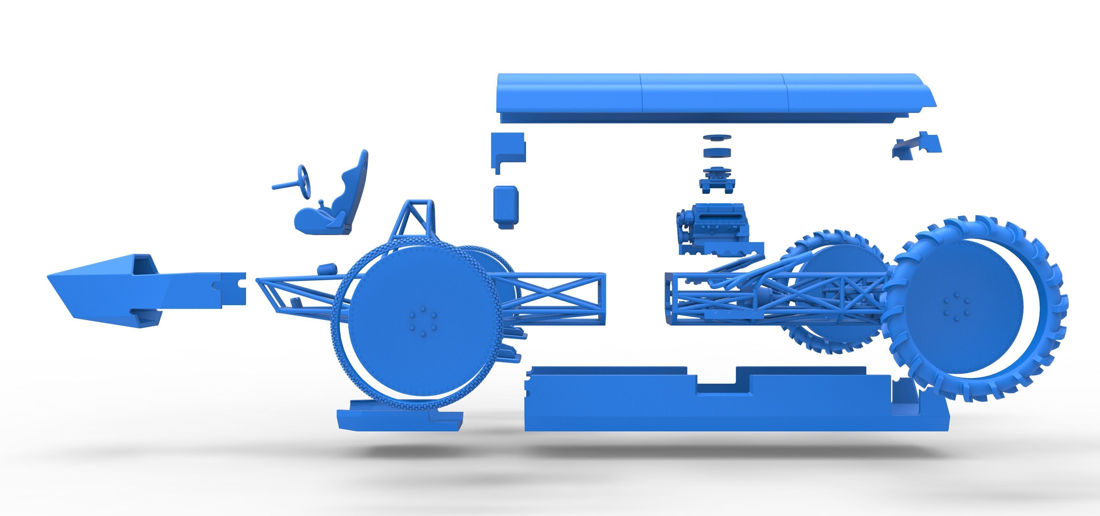 Swamp buggy Scale 1 to 25 3D print model_53