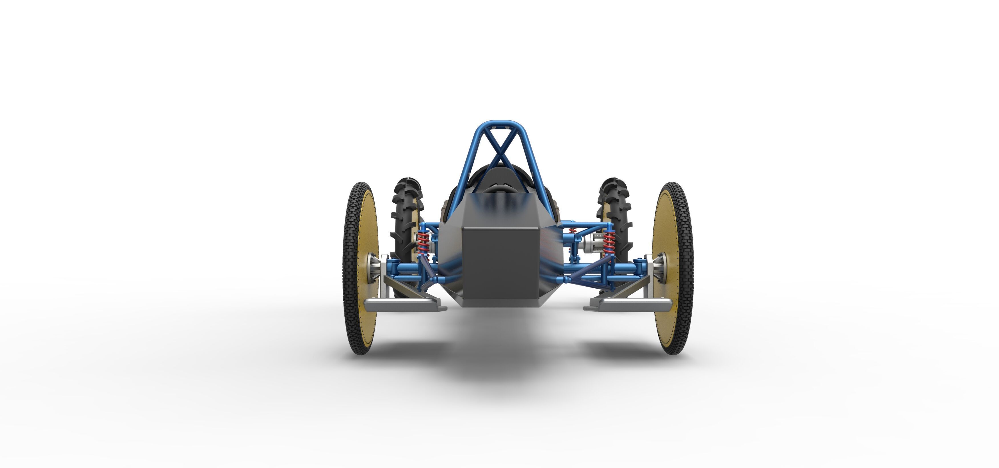 Swamp buggy Scale 1 to 25 3D print model_7