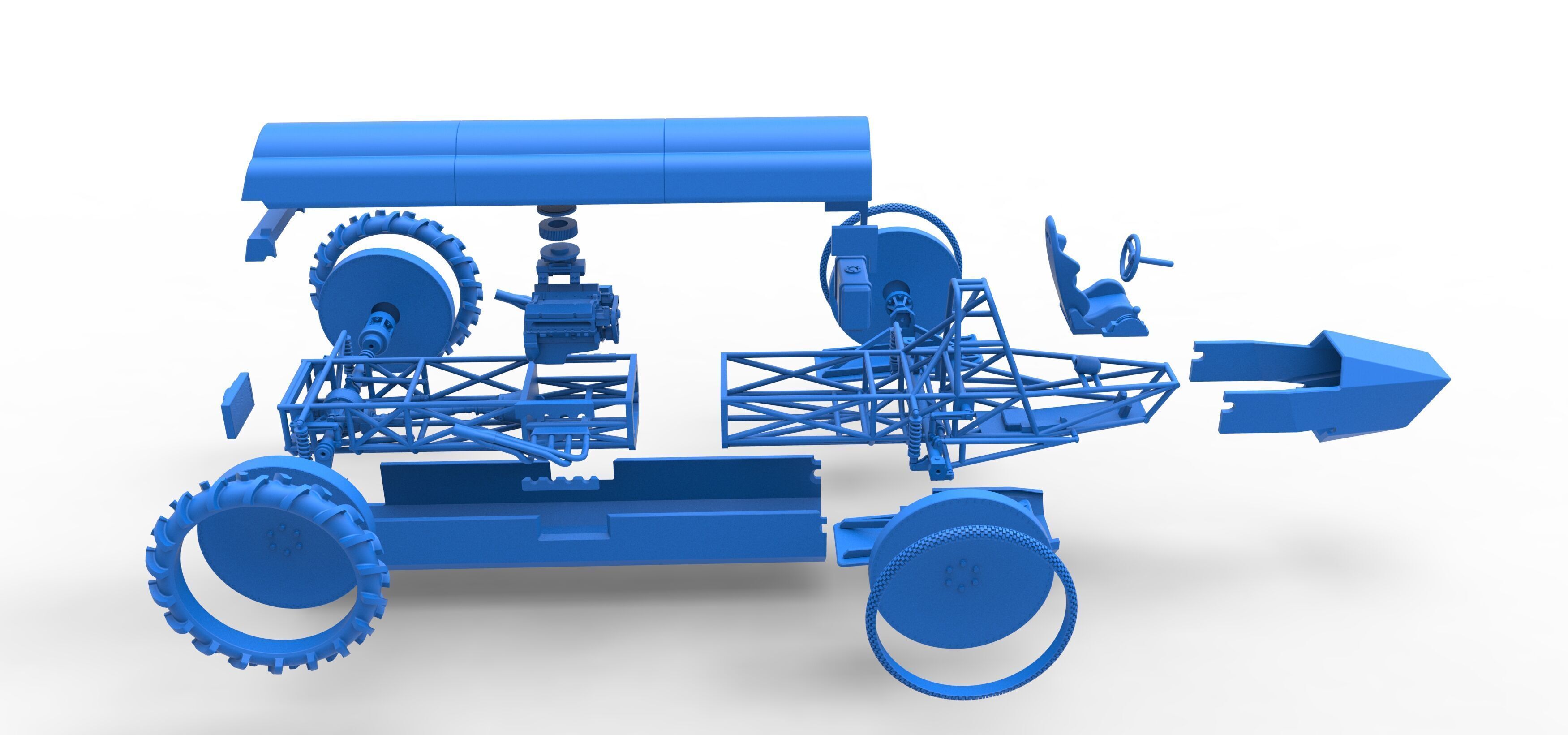 Swamp buggy Scale 1 to 25 3D print model_60