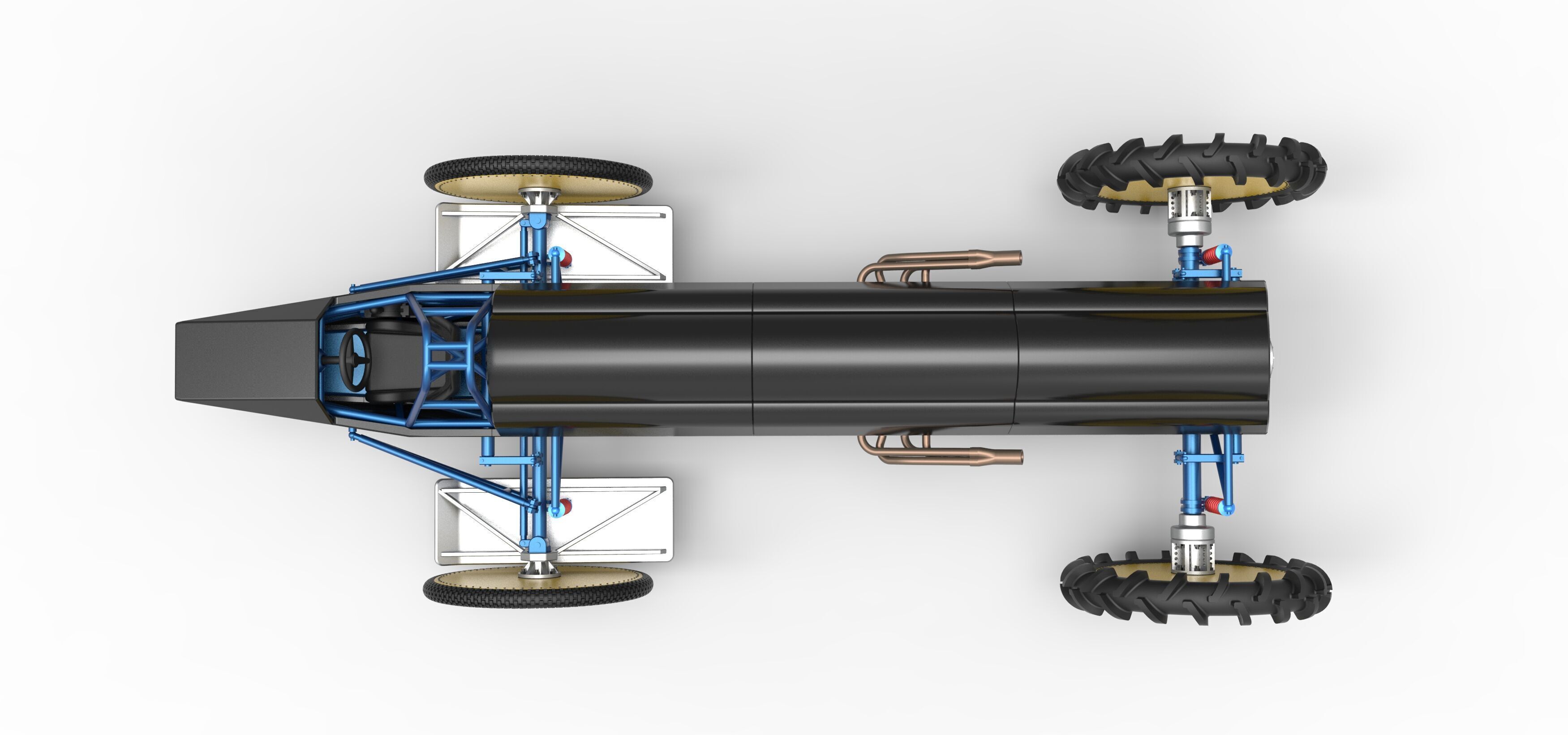 Swamp buggy Scale 1 to 25 3D print model_11