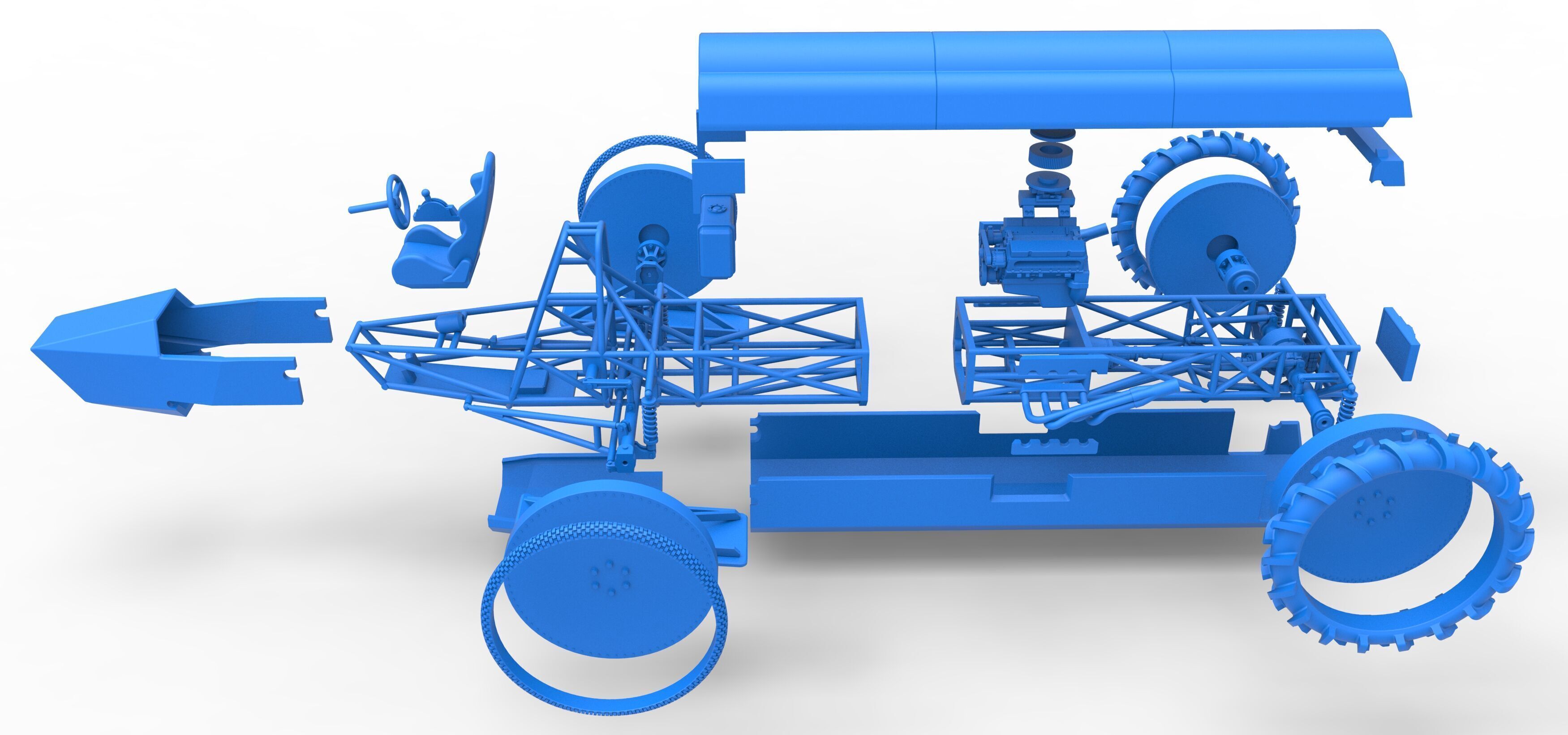 Swamp buggy Scale 1 to 25 3D print model_54