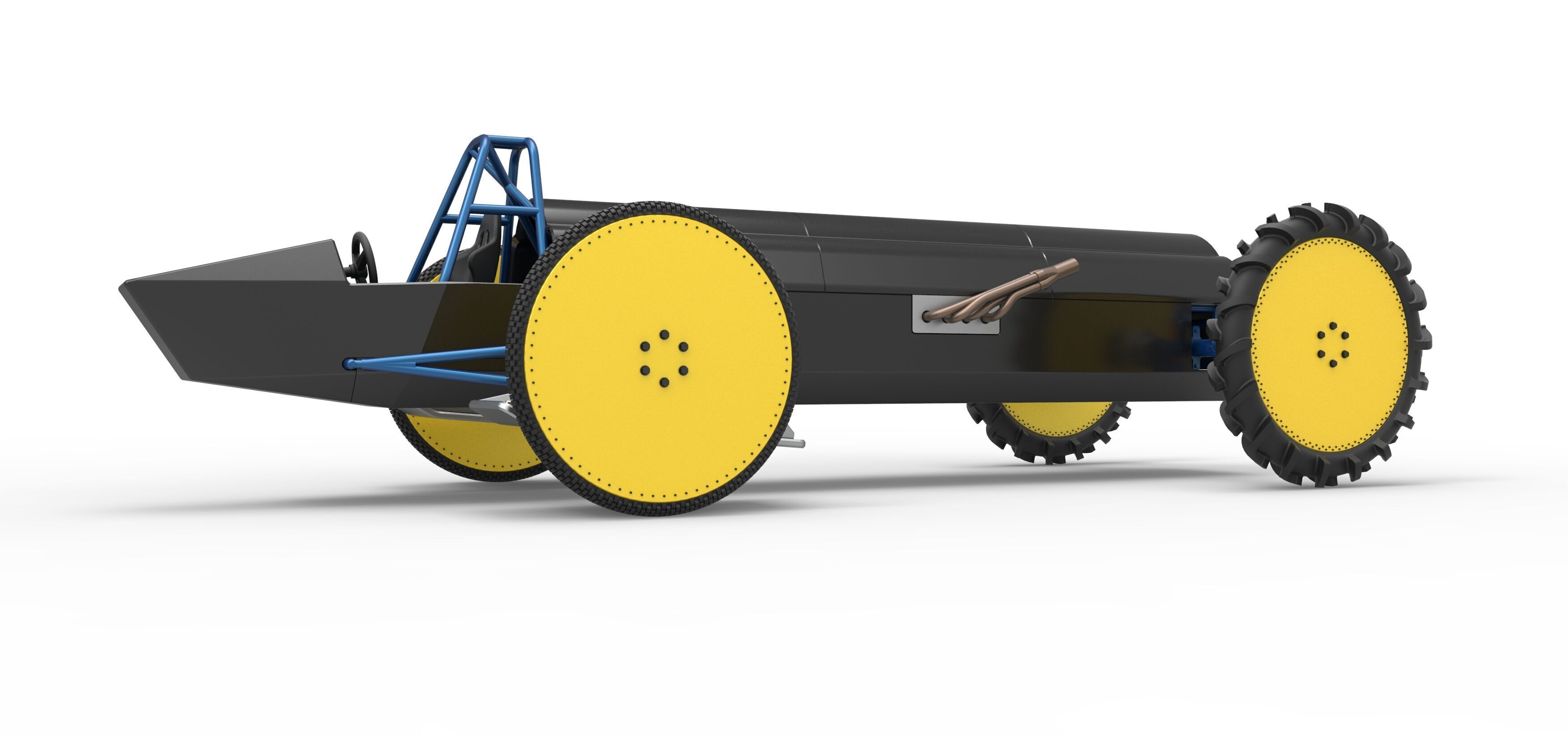 Swamp buggy Scale 1 to 25 3D print model_2