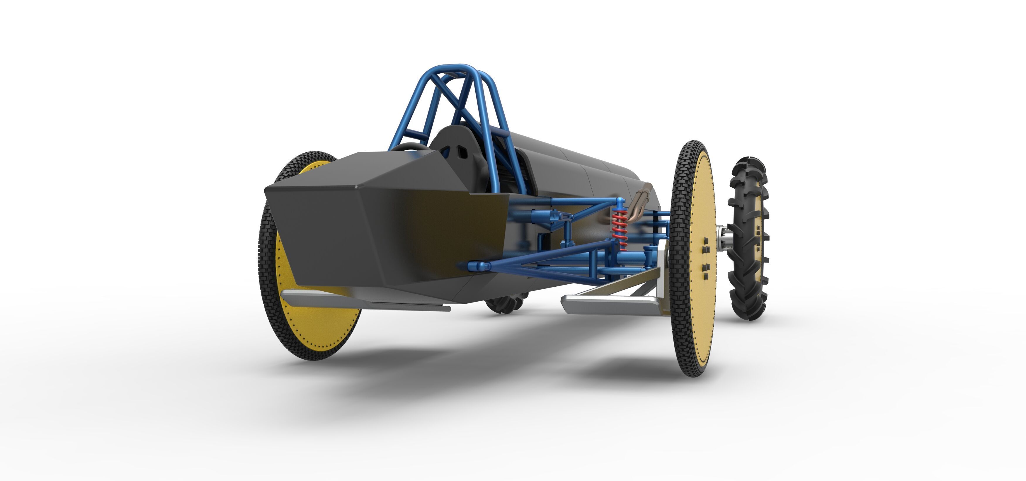 Swamp buggy Scale 1 to 25 3D print model_6