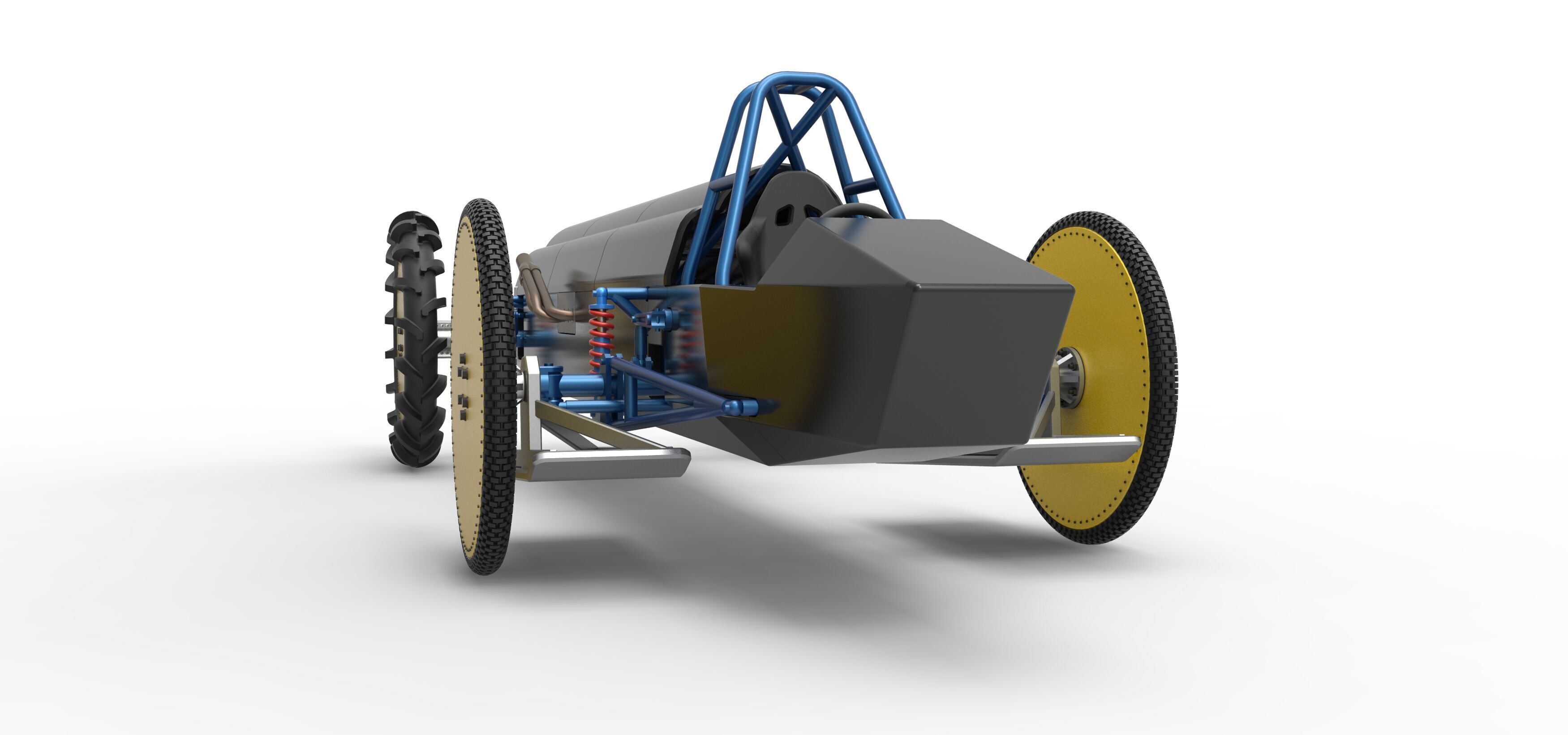 Swamp buggy Scale 1 to 25 3D print model_24