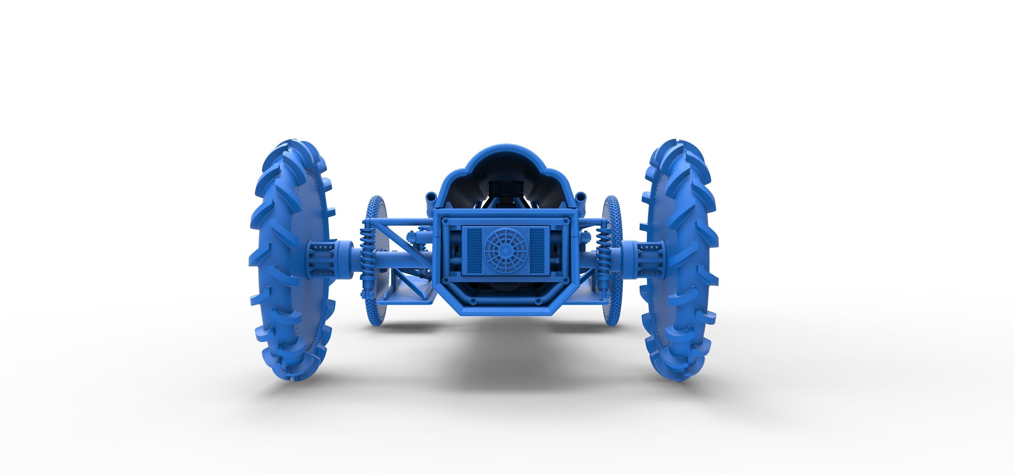 Swamp buggy Scale 1 to 25 3D print model_40