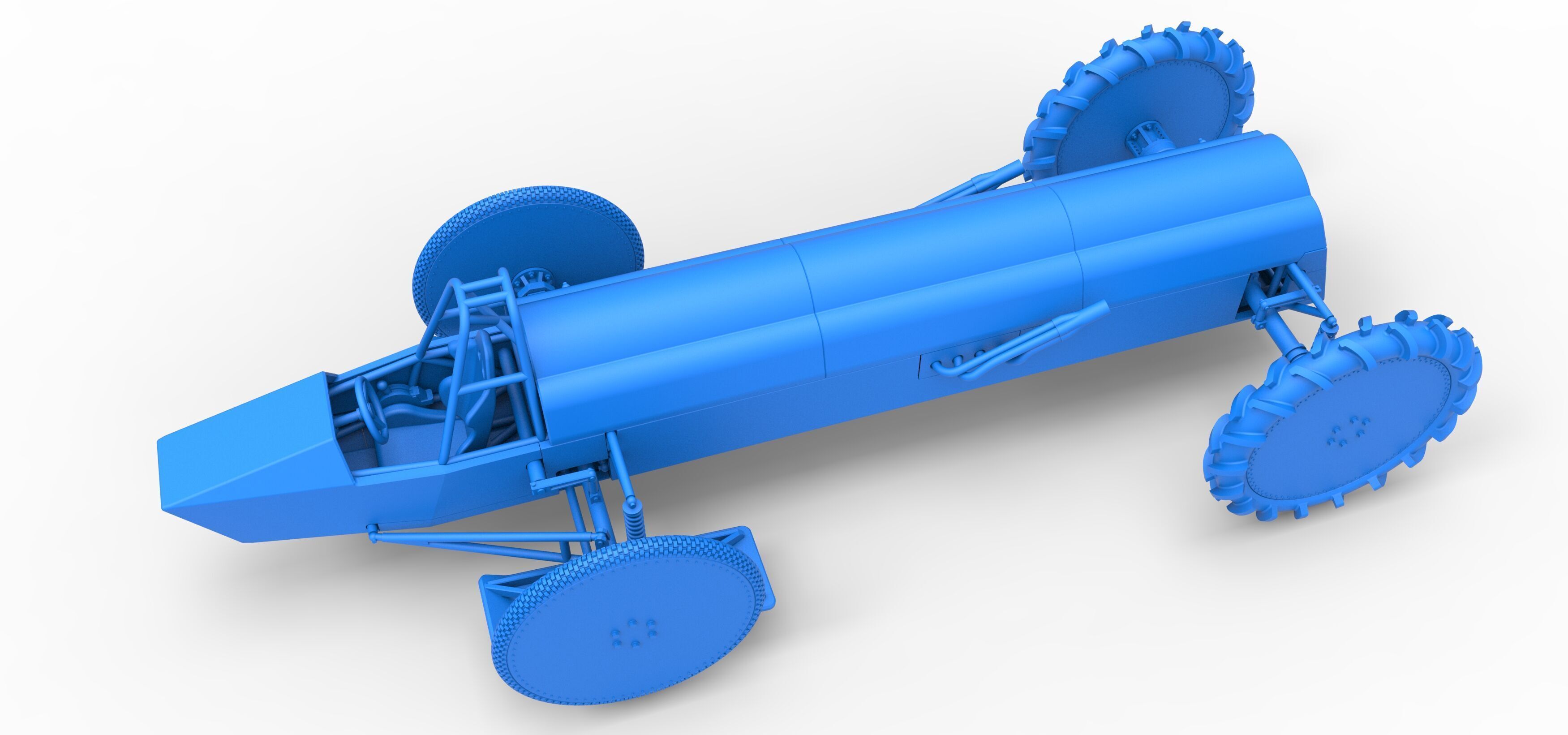 Swamp buggy Scale 1 to 25 3D print model_28
