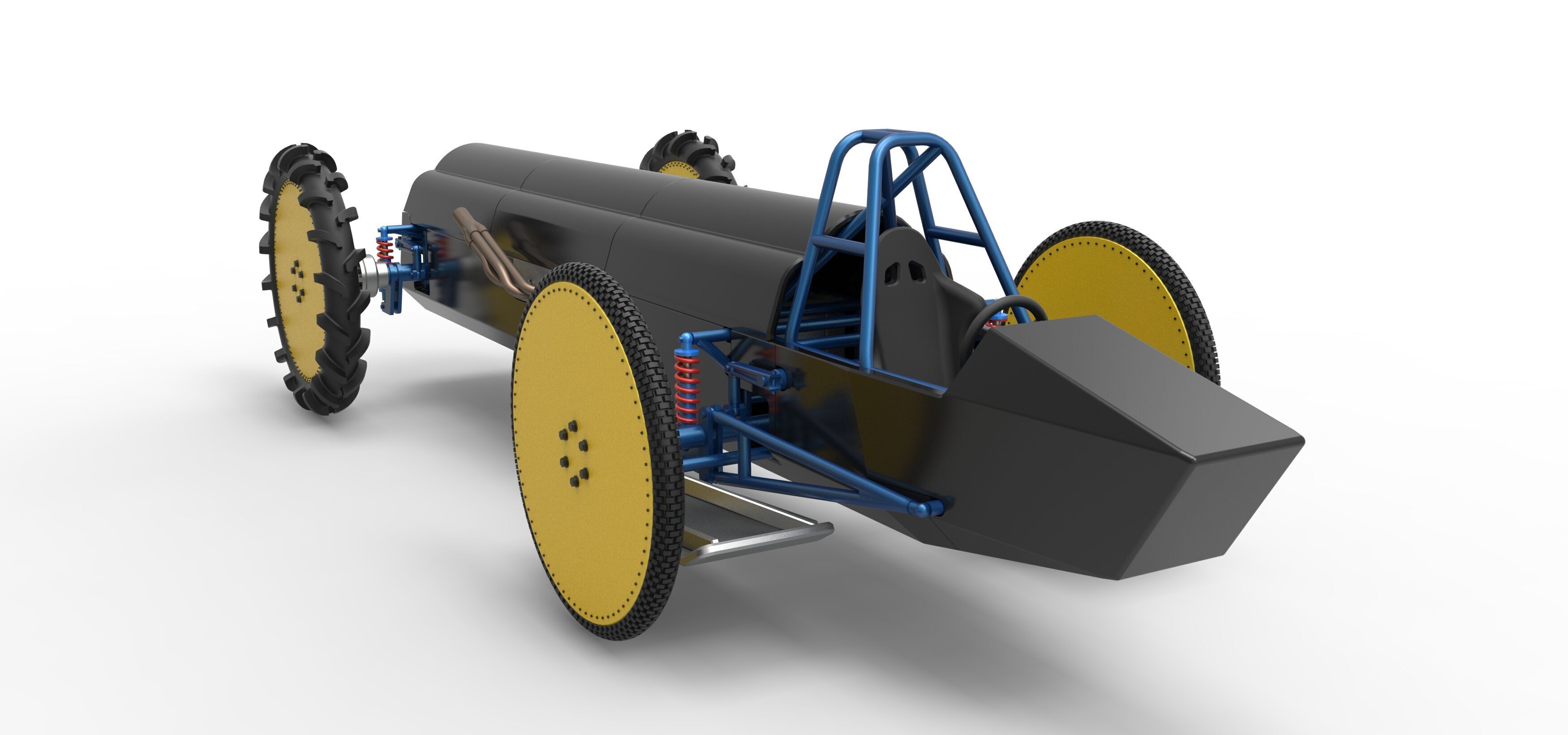 Swamp buggy Scale 1 to 25 3D print model_23