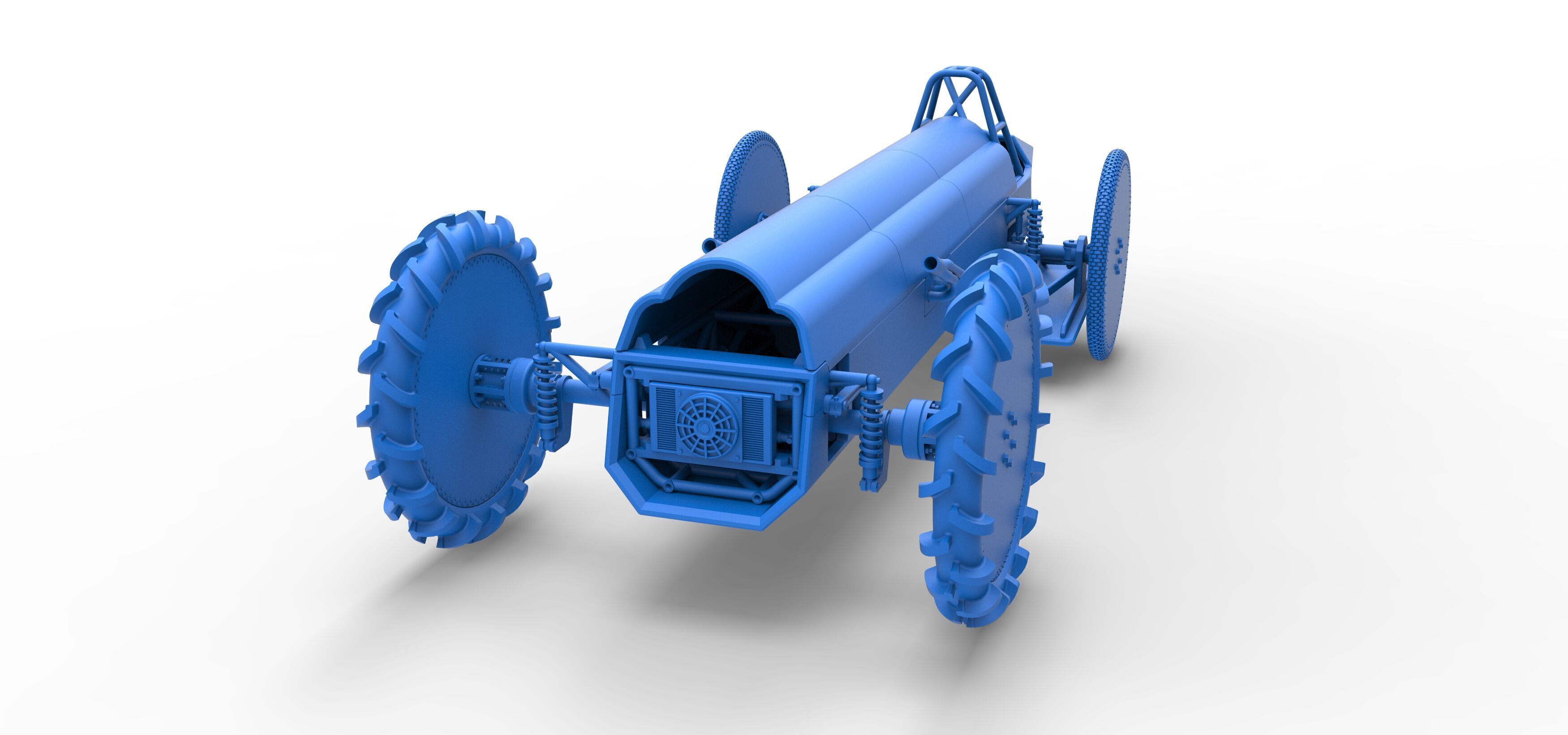 Swamp buggy Scale 1 to 25 3D print model_42