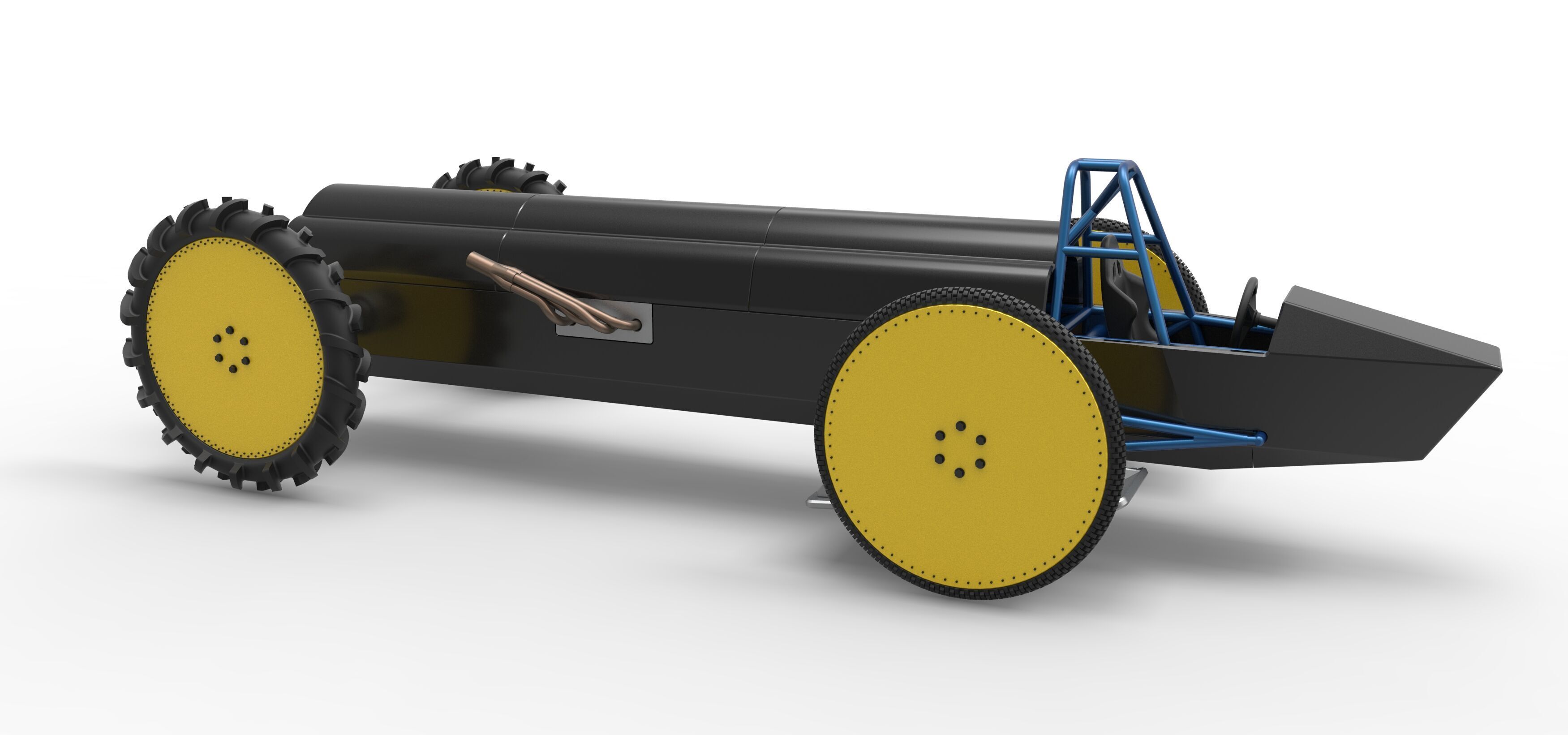 Swamp buggy Scale 1 to 25 3D print model_22