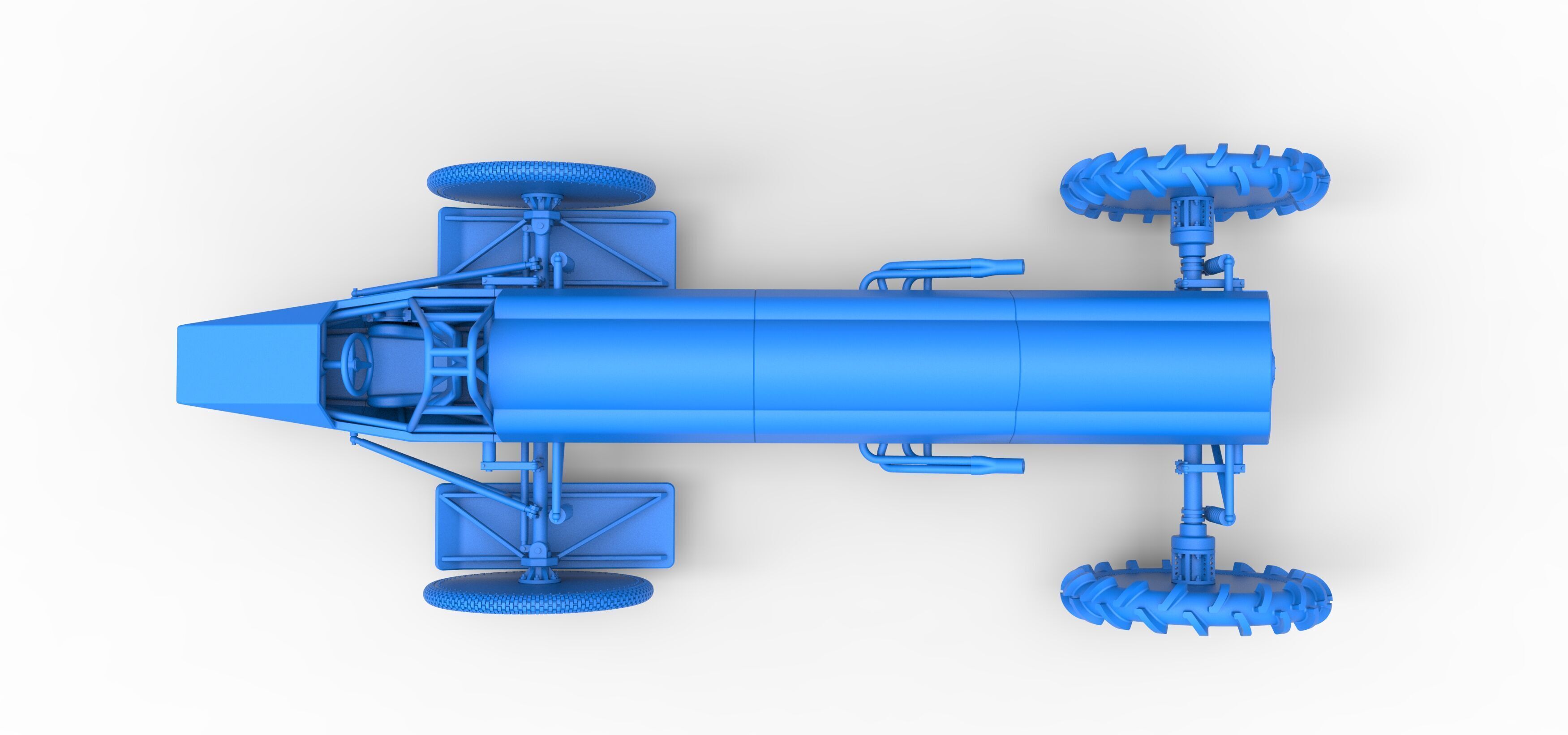 Swamp buggy Scale 1 to 25 3D print model_35