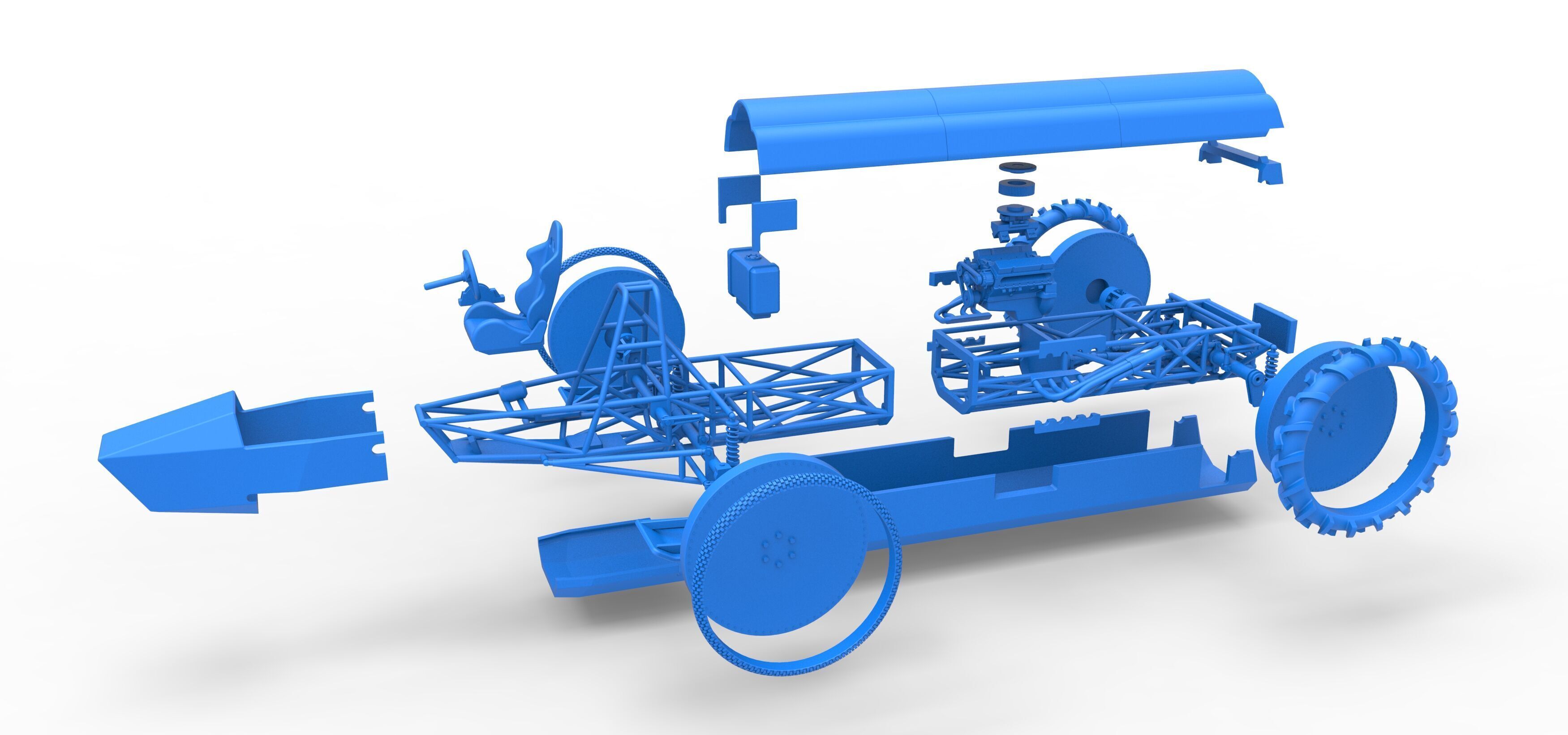 Swamp buggy Scale 1 to 25 3D print model_49