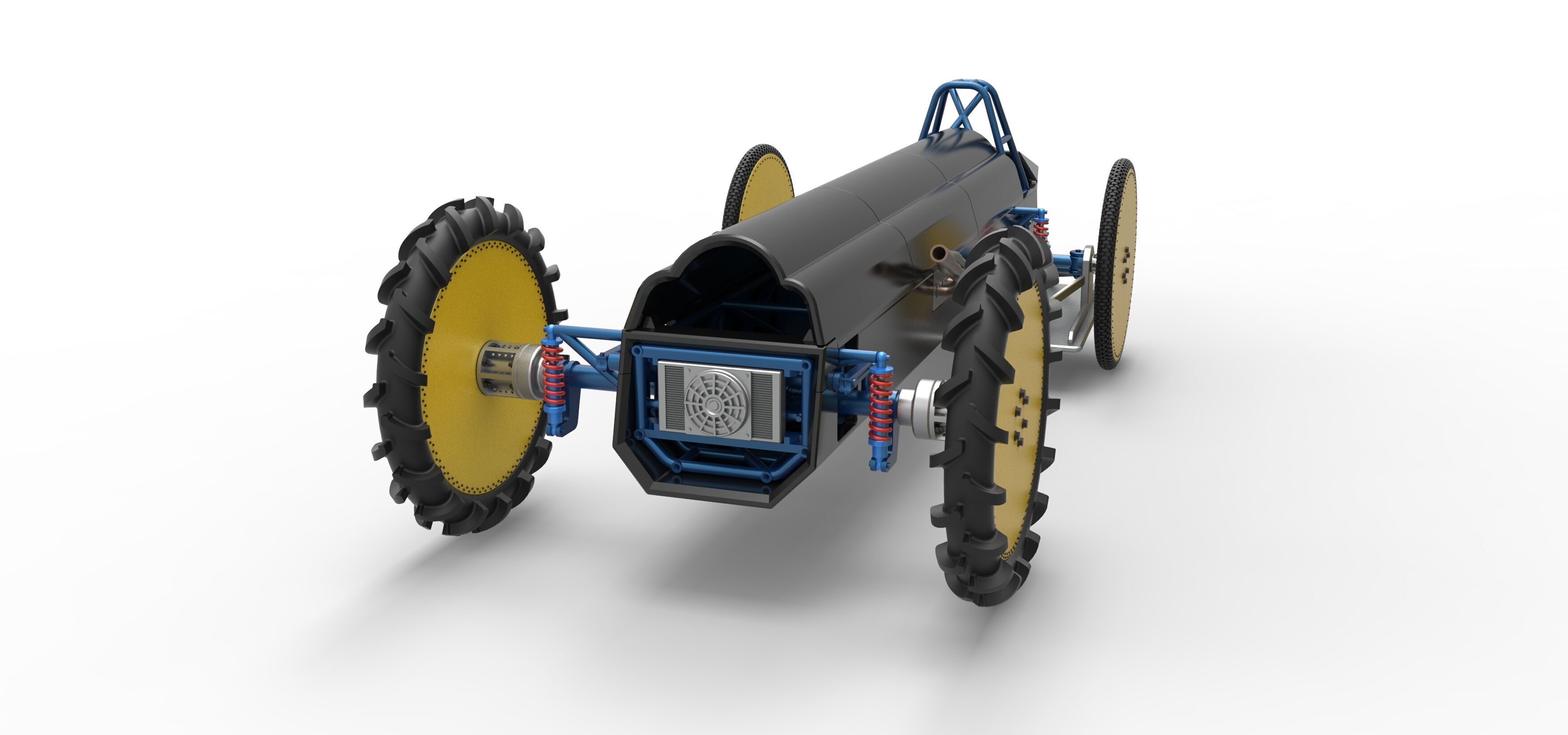 Swamp buggy Scale 1 to 25 3D print model_18