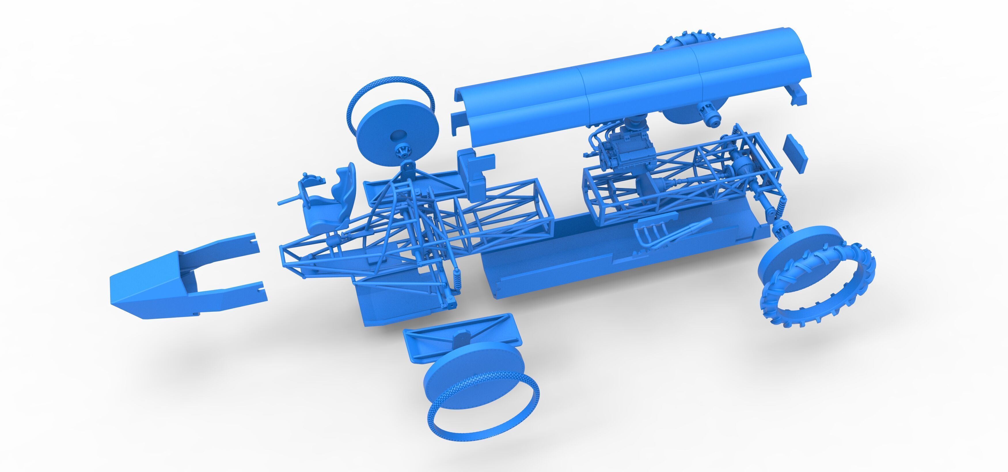 Swamp buggy Scale 1 to 25 3D print model_50