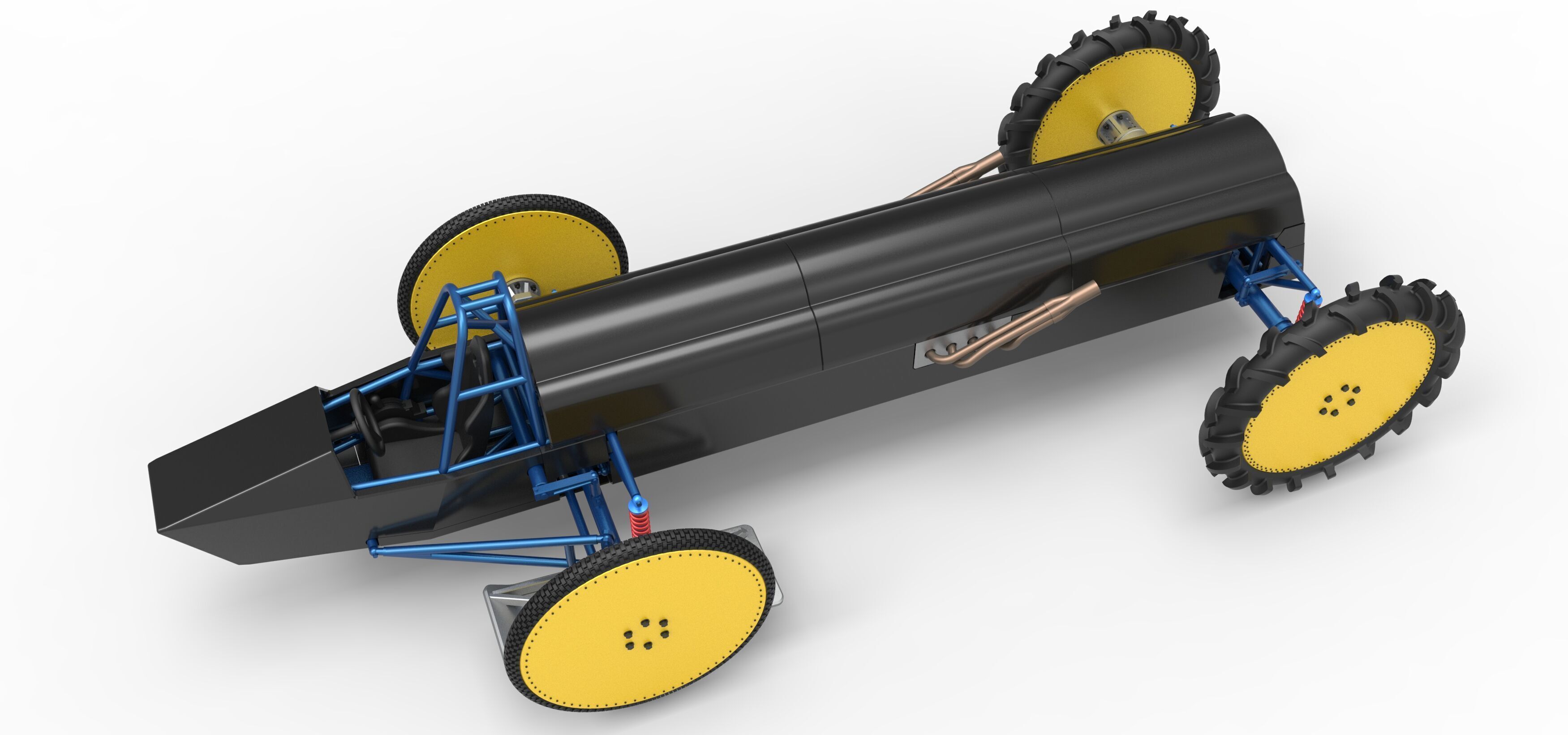 Swamp buggy Scale 1 to 25 3D print model_4