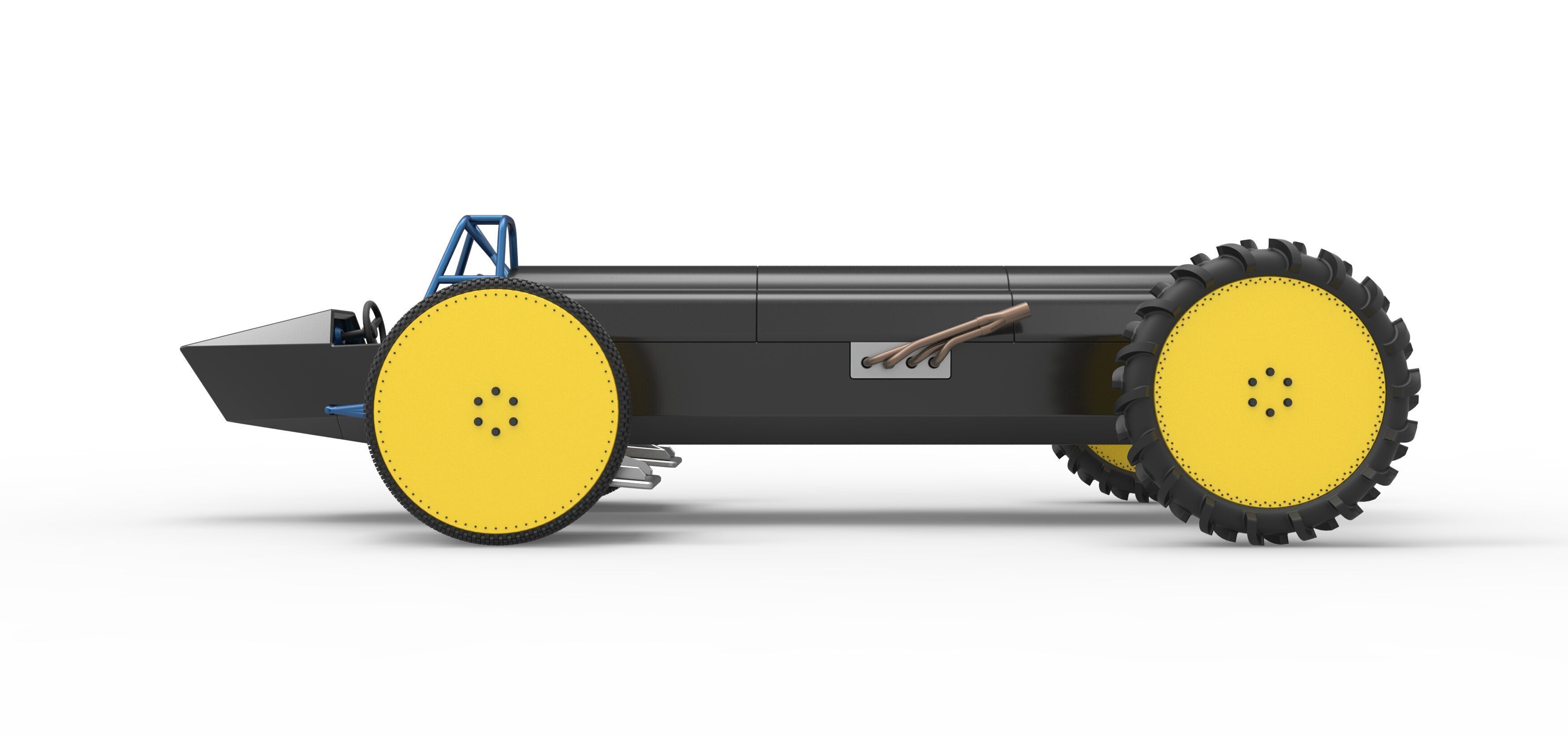 Swamp buggy Scale 1 to 25 3D print model_9