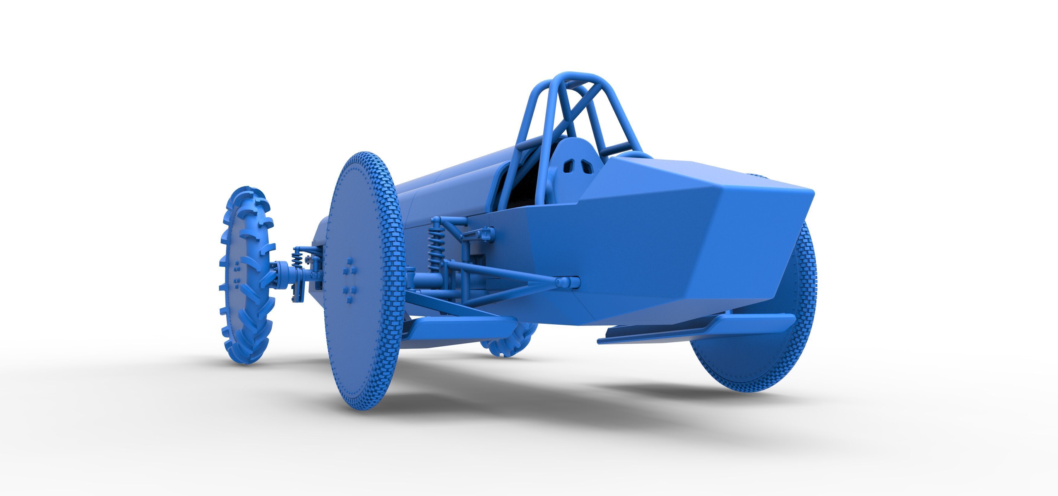 Swamp buggy Scale 1 to 25 3D print model_48