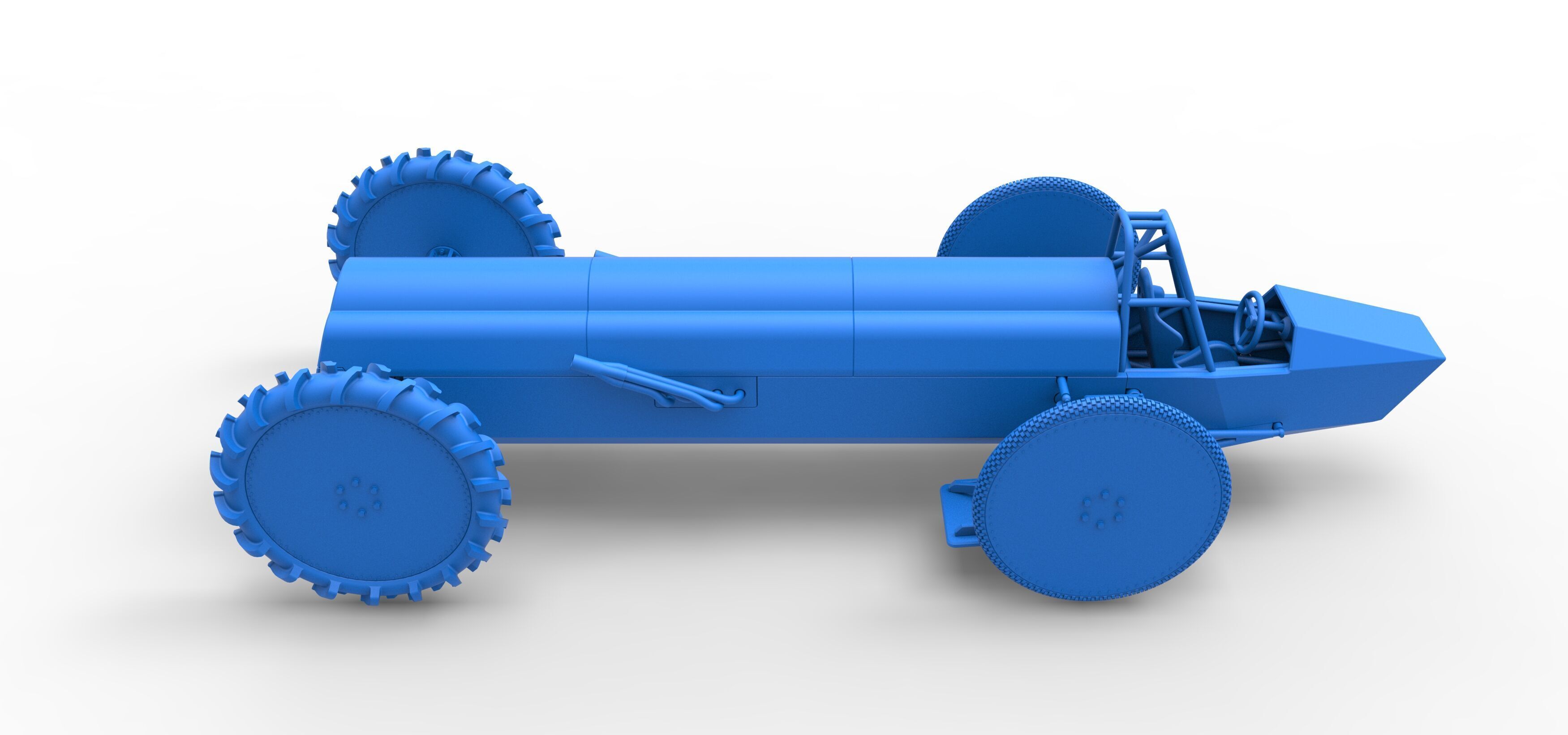 Swamp buggy Scale 1 to 25 3D print model_45