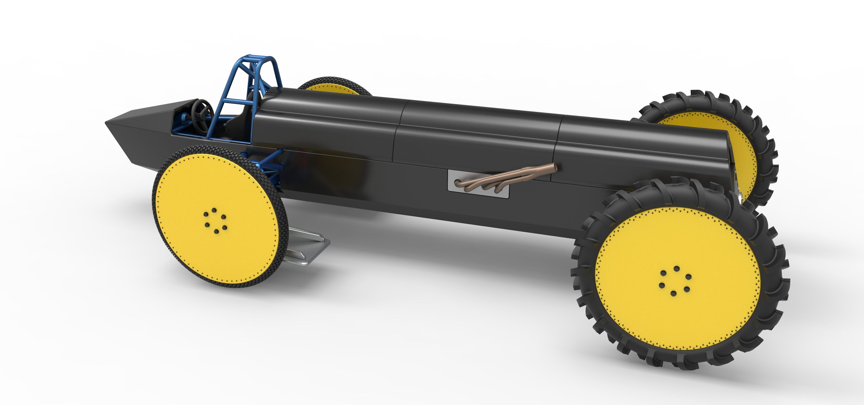 Swamp buggy Scale 1 to 25 3D print model_12