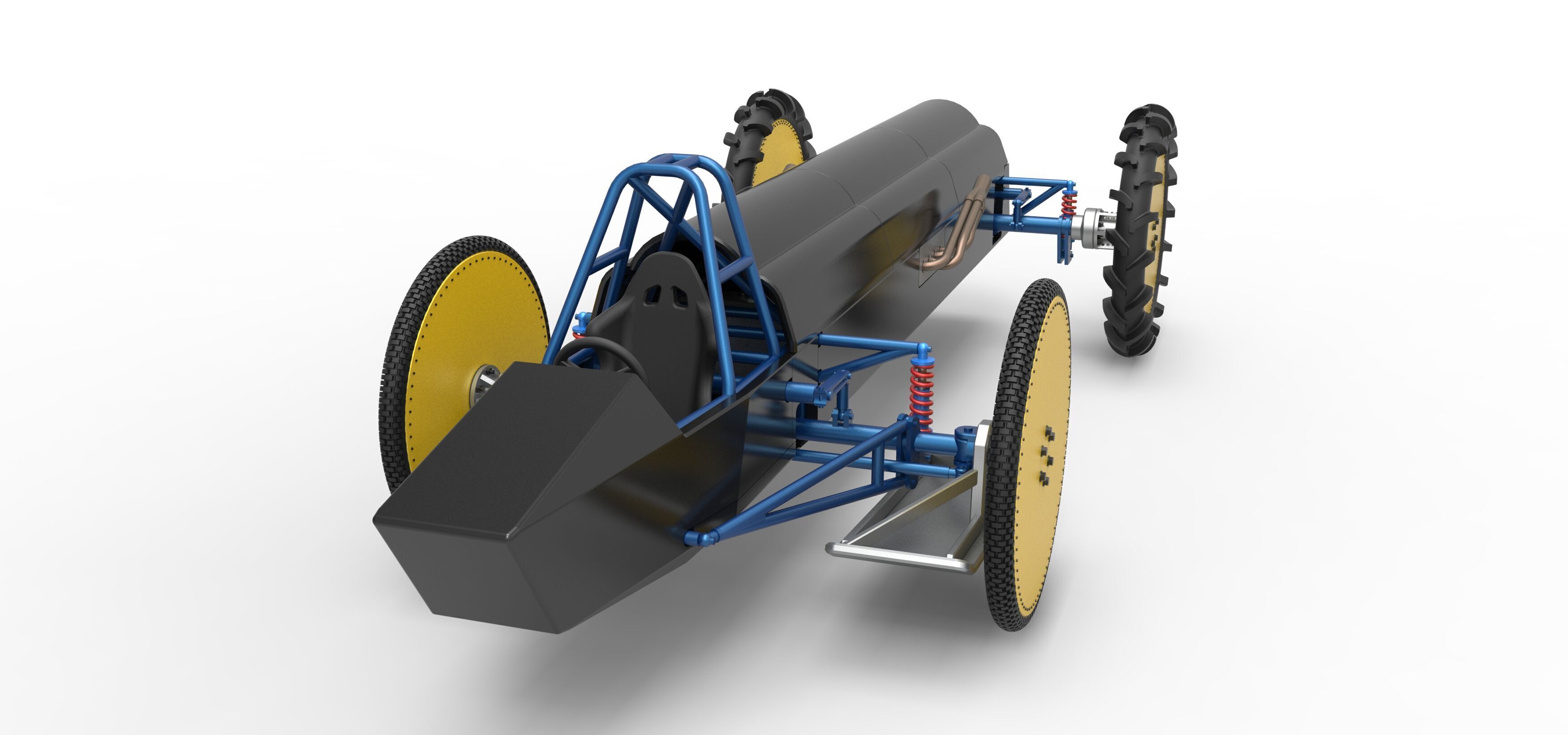 Swamp buggy Scale 1 to 25 3D print model_5