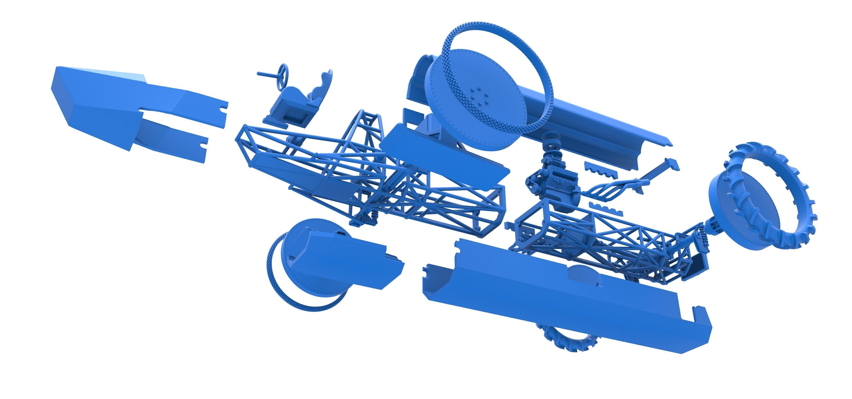 Swamp buggy Scale 1 to 25 3D print model_51