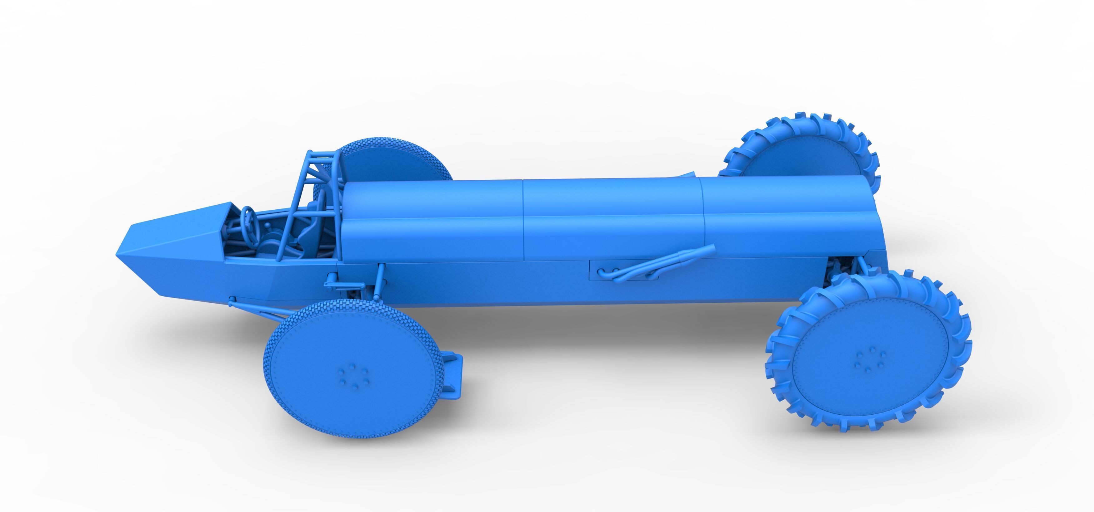 Swamp buggy Scale 1 to 25 3D print model_34