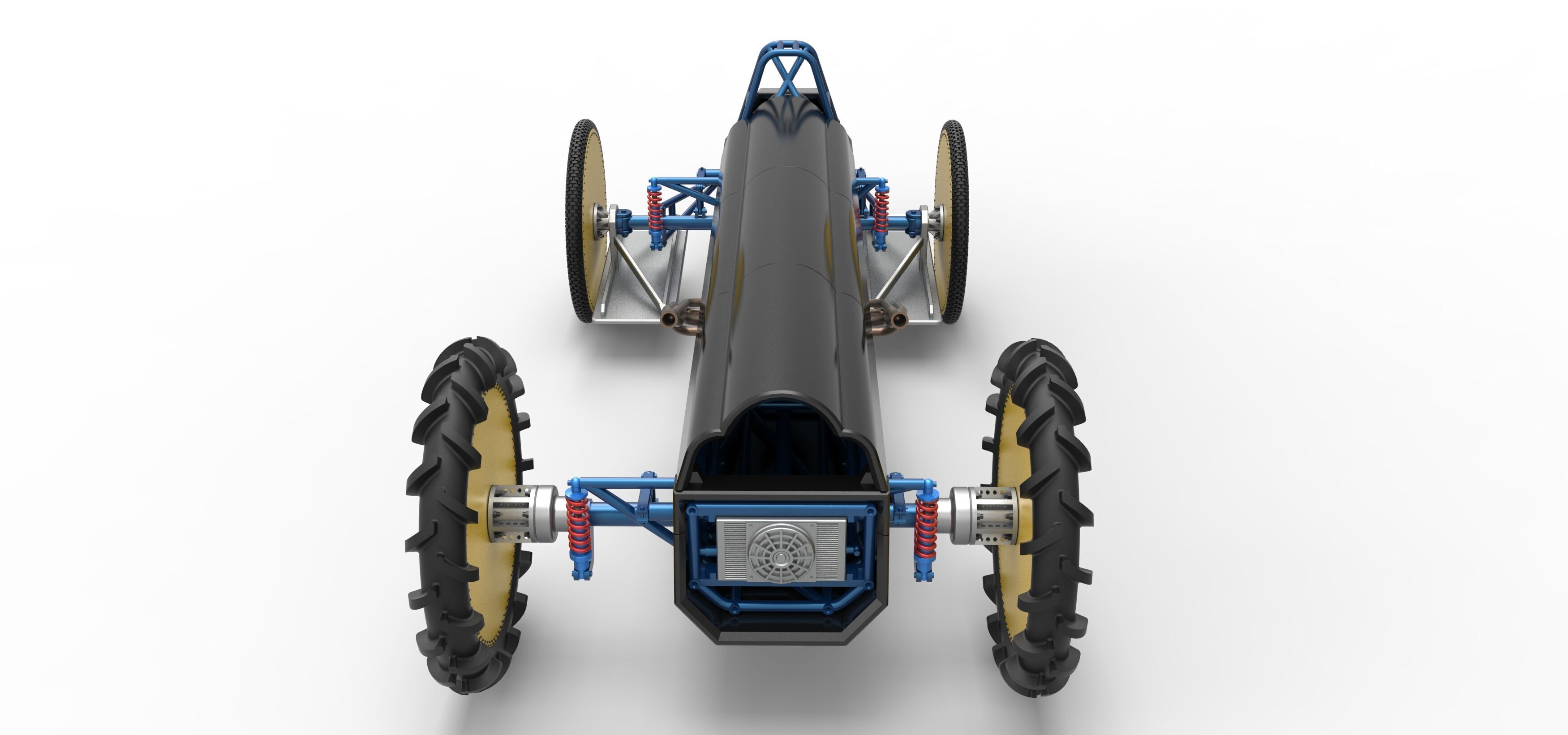 Swamp buggy Scale 1 to 25 3D print model_17