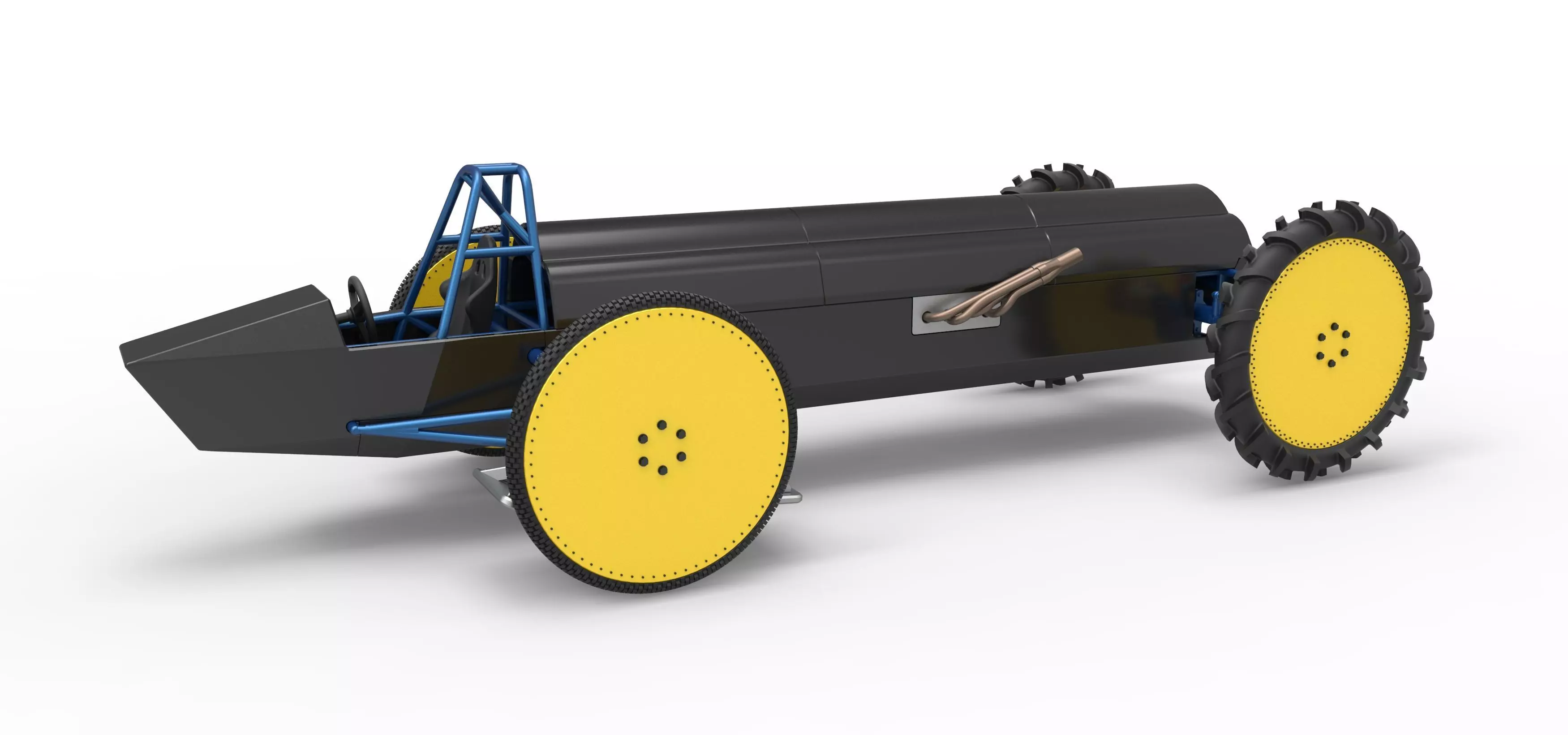 Swamp buggy Scale 1 to 25 3D print model_0