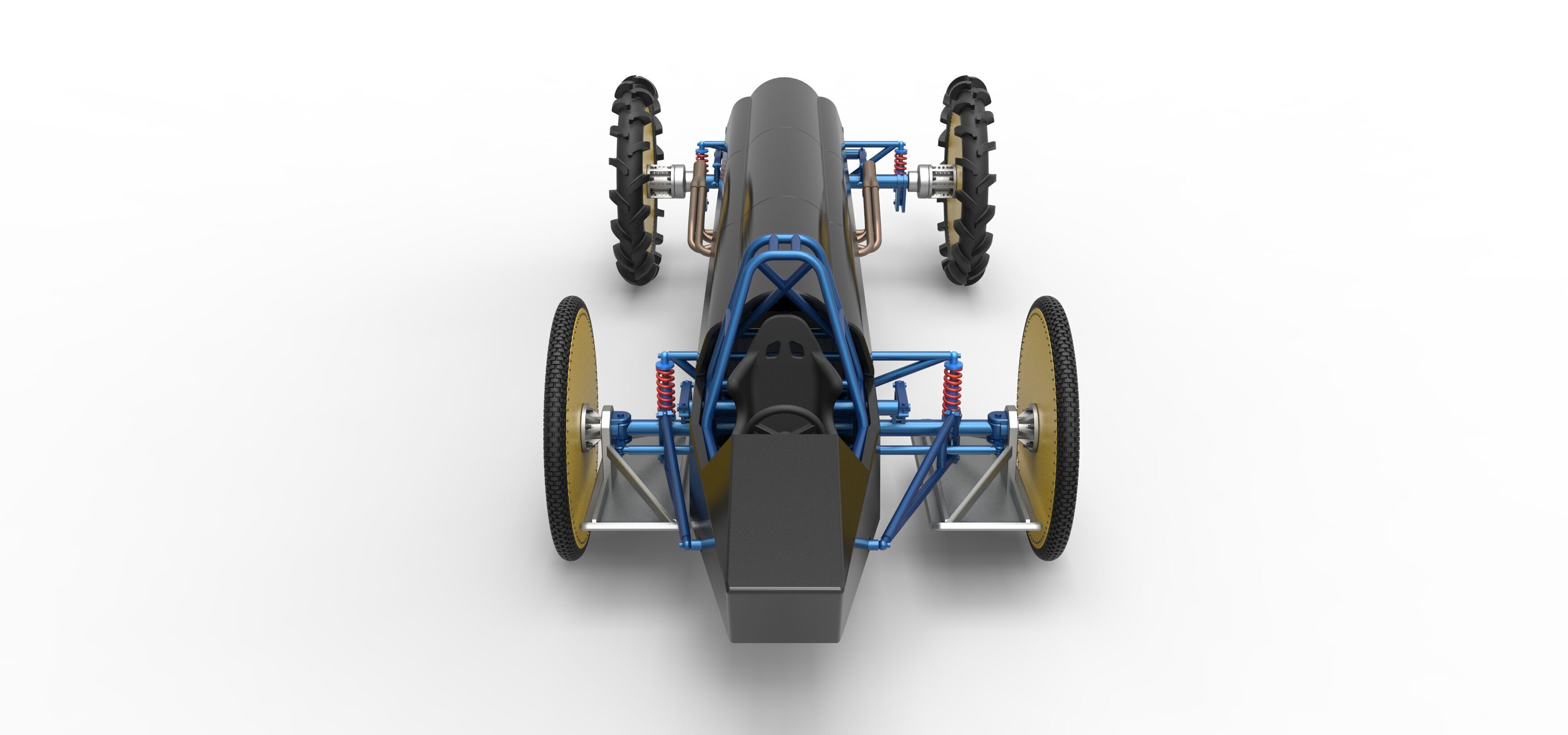 Swamp buggy Scale 1 to 25 3D print model_8