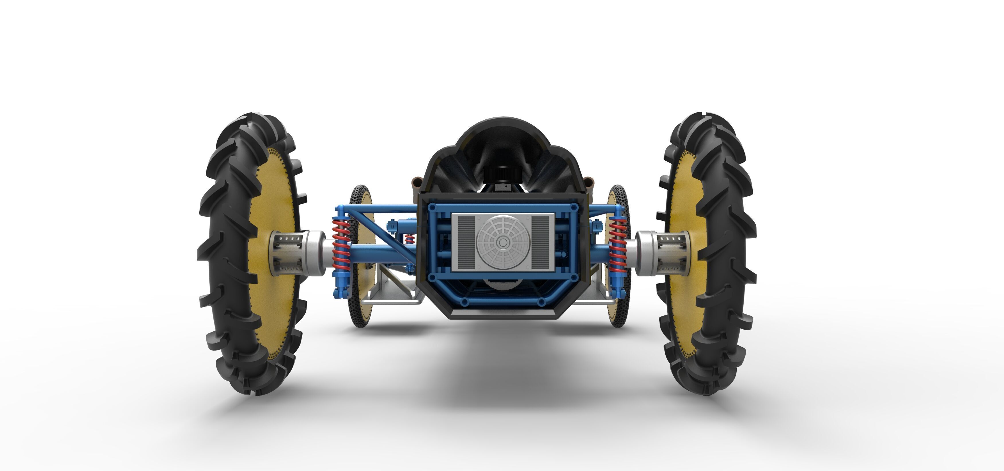 Swamp buggy Scale 1 to 25 3D print model_16