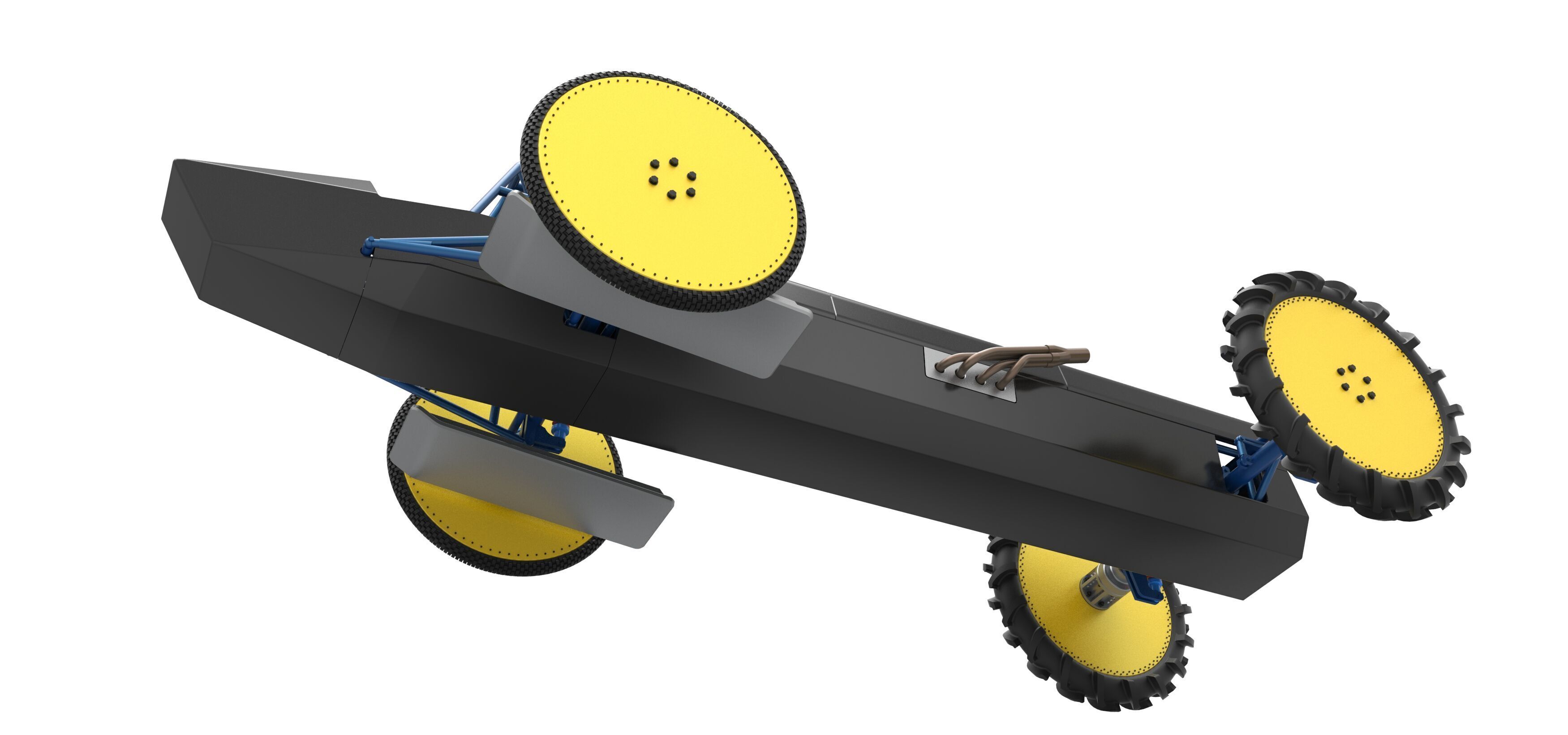 Swamp buggy Scale 1 to 25 3D print model_3