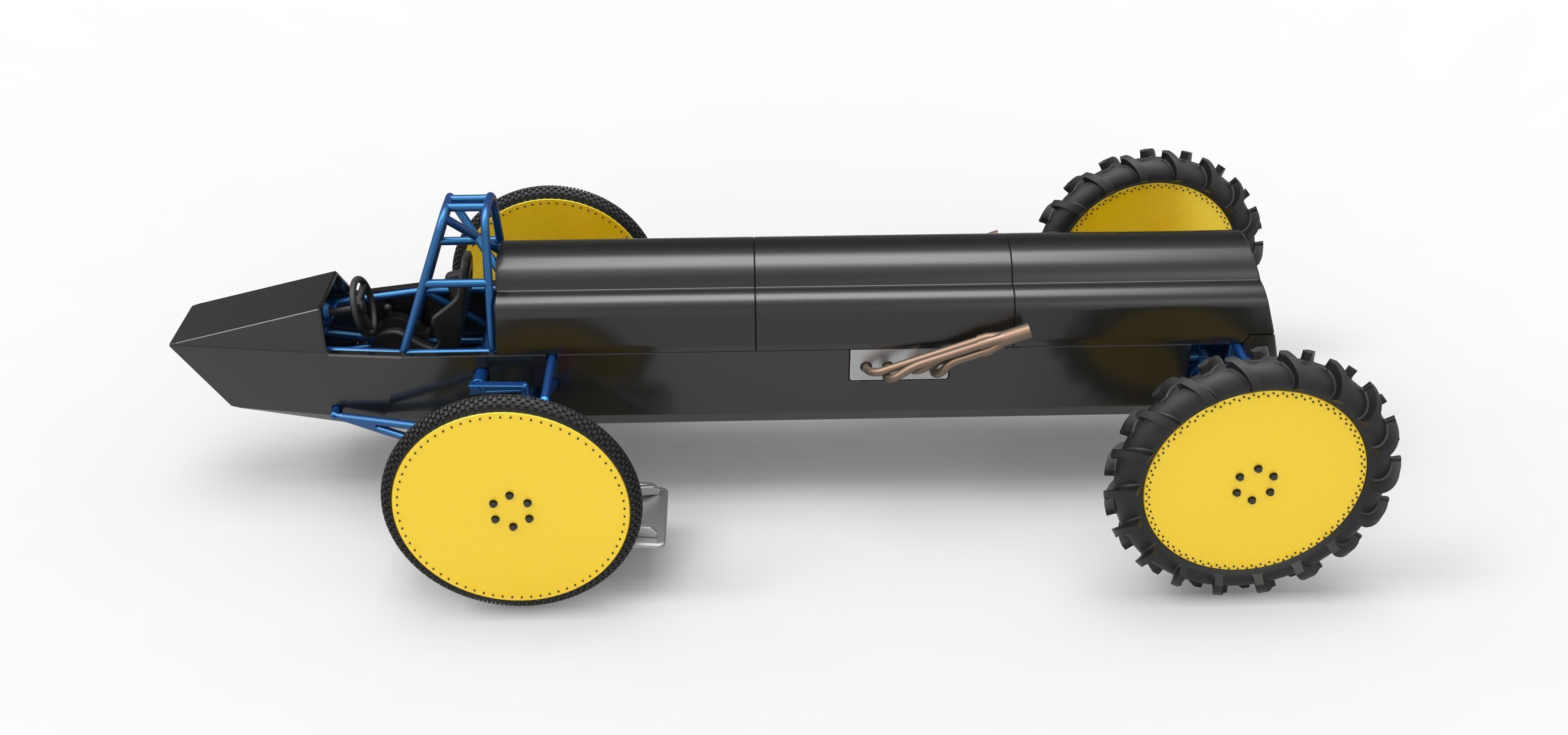 Swamp buggy Scale 1 to 25 3D print model_10