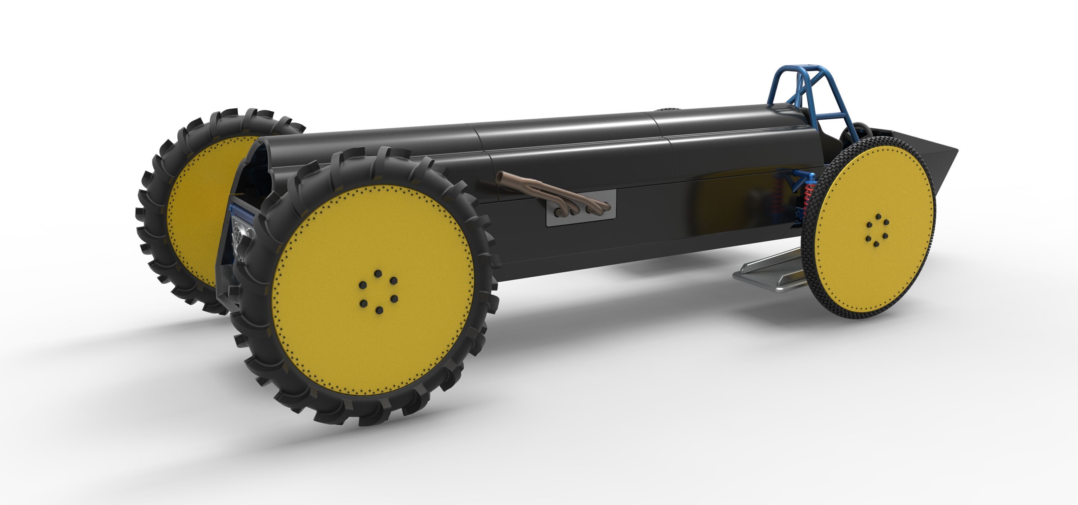 Swamp buggy Scale 1 to 25 3D print model_19