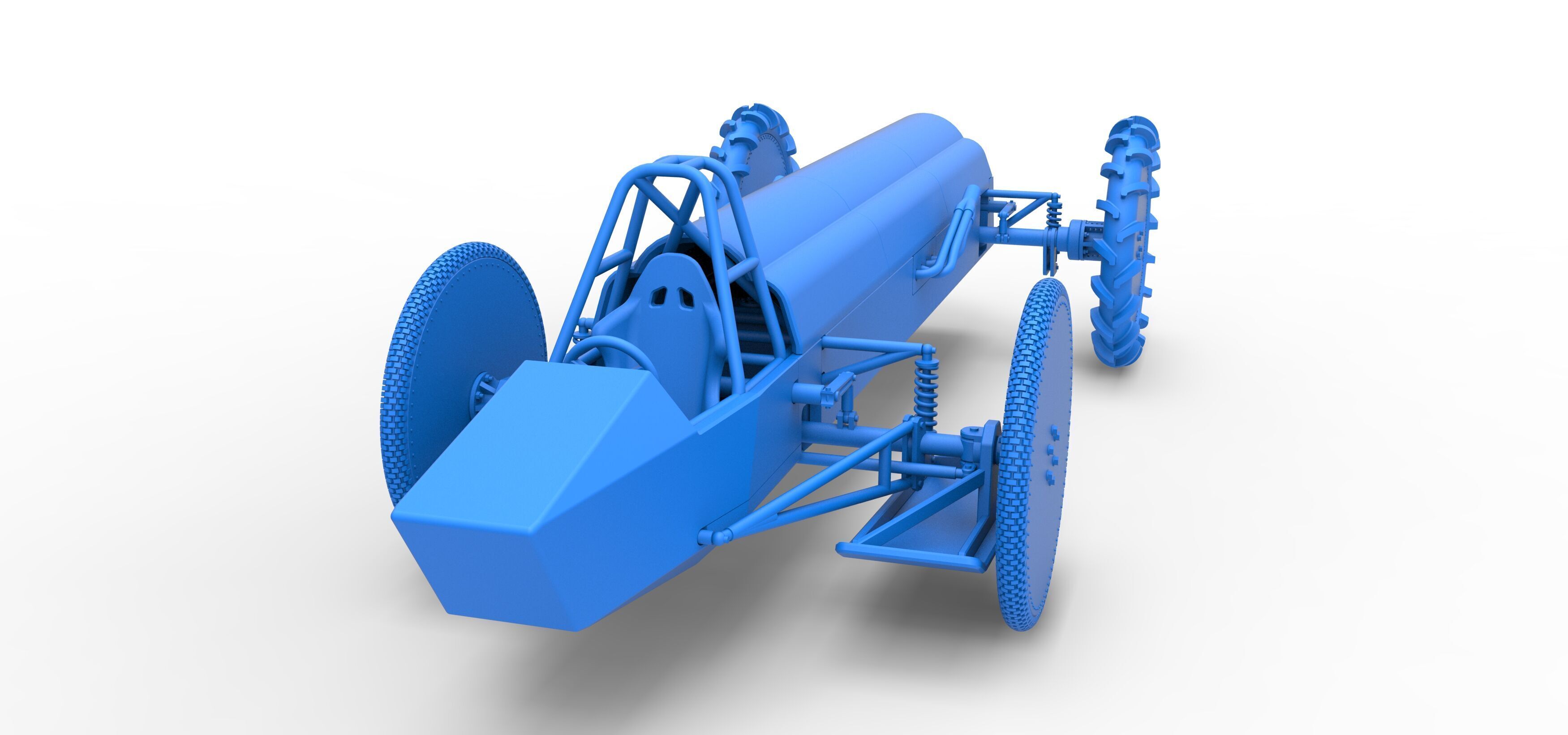 Swamp buggy Scale 1 to 25 3D print model_29