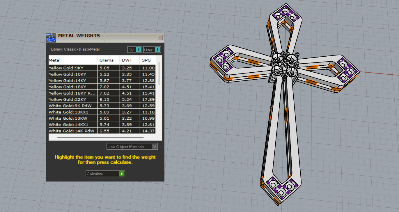 Cross width diamond 3D print model_10