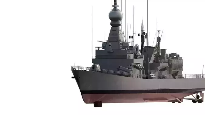Multirole frigate 3D model