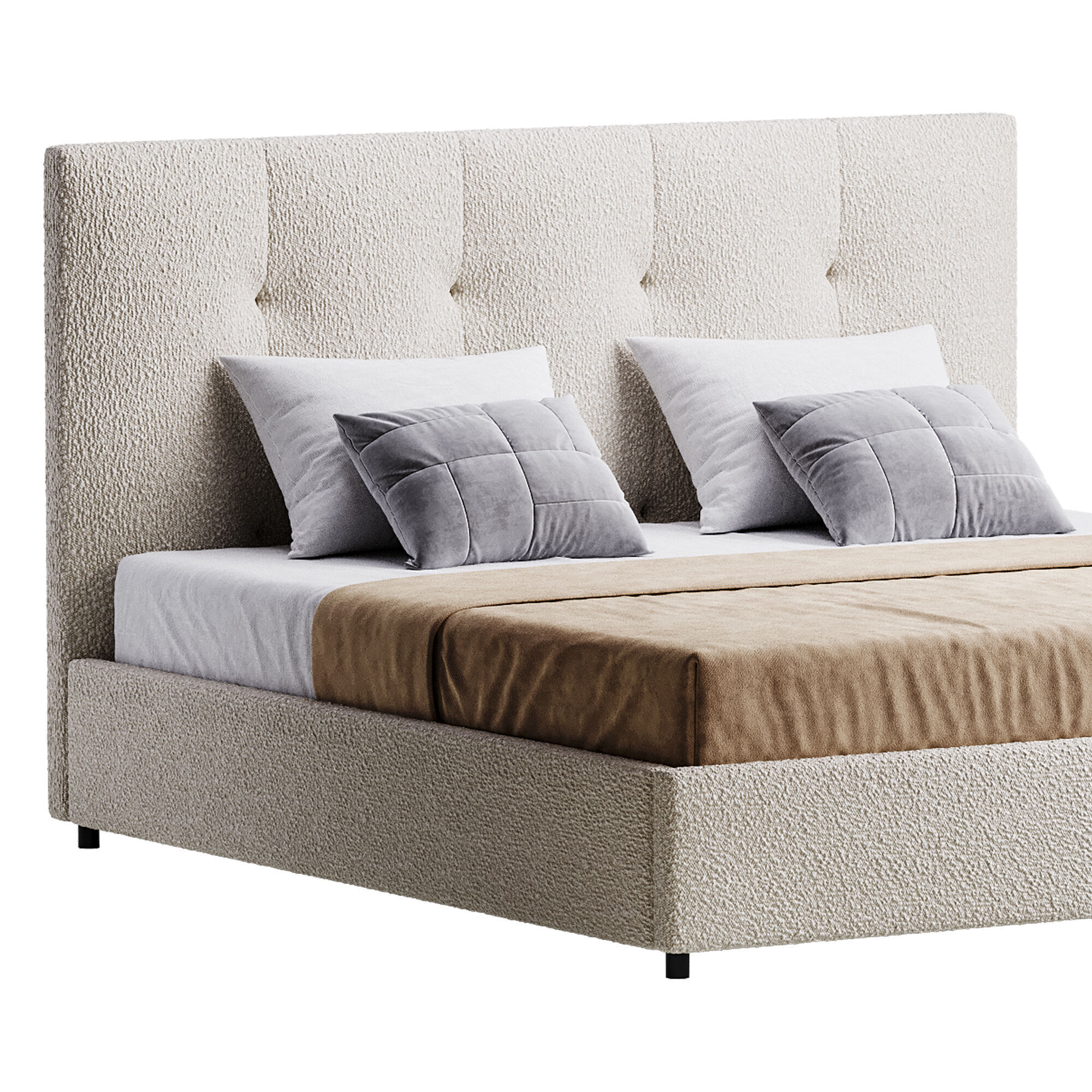 Argan Bed 3D model_11