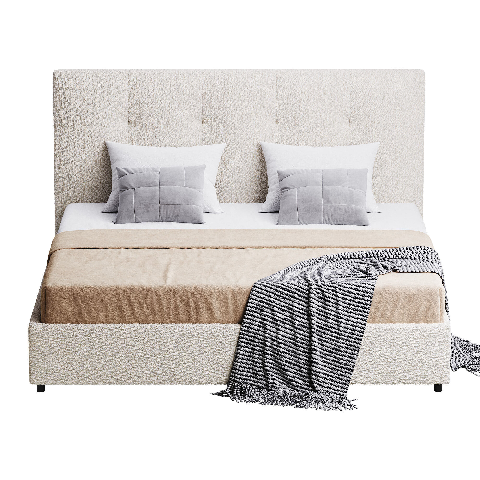 Argan Bed 3D model_3