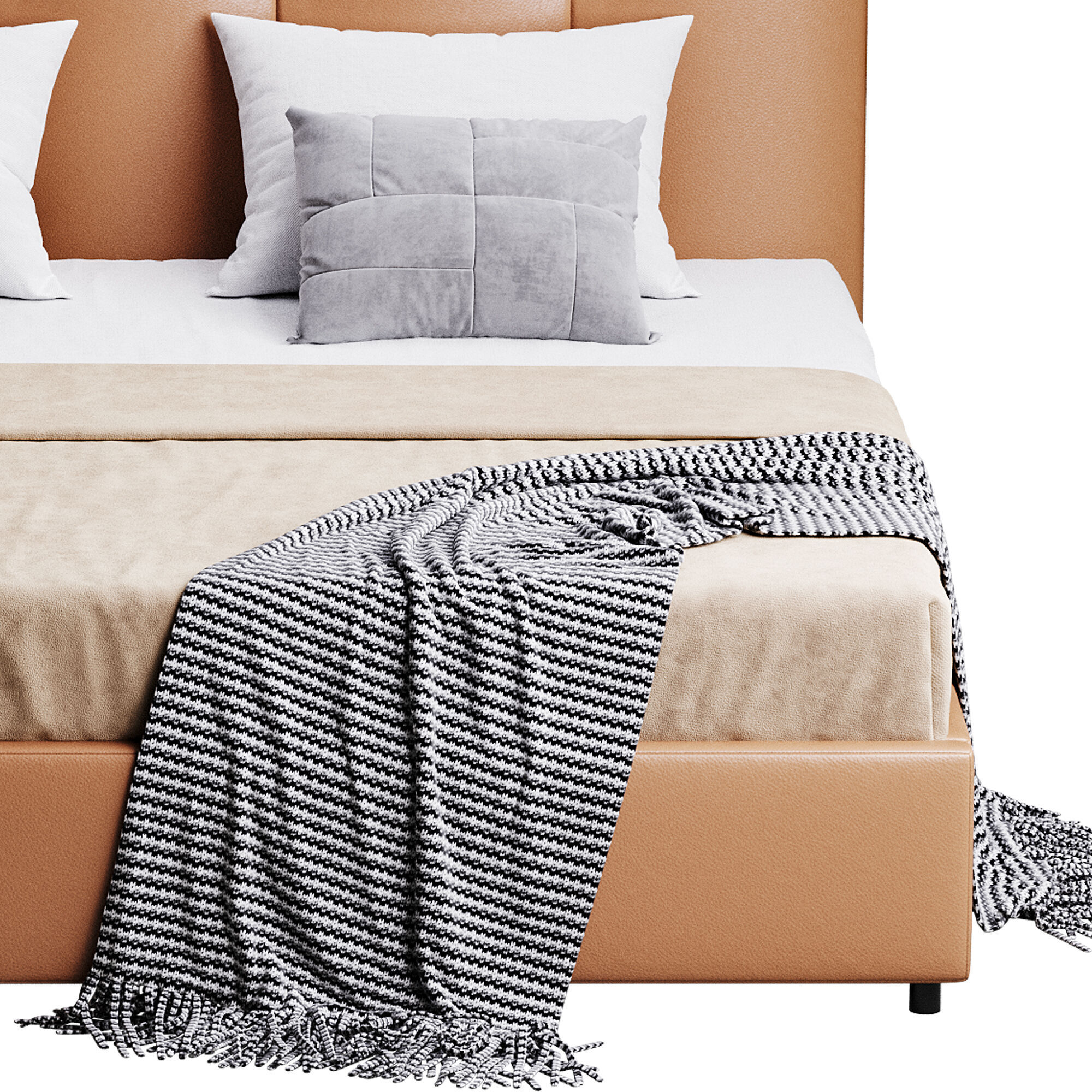 Argan Bed 3D model_8