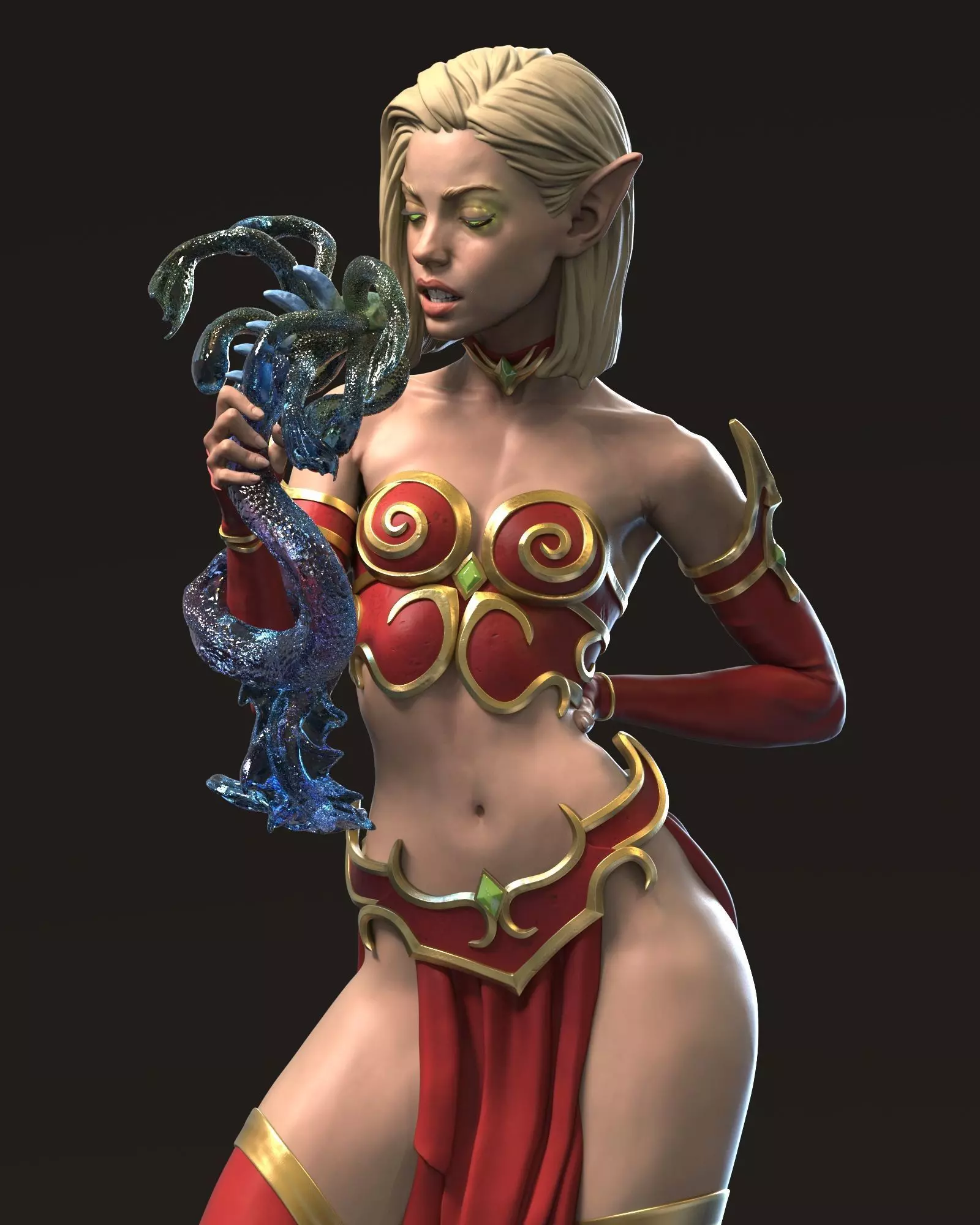 Blood Elf 3D print model_0
