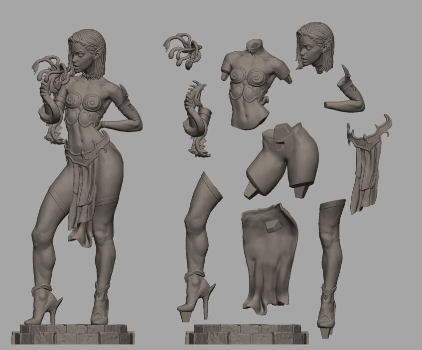 Blood Elf 3D print model_3