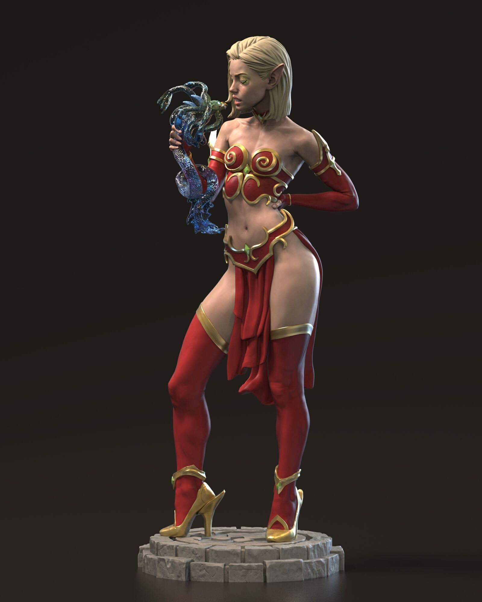 Blood Elf 3D print model_7