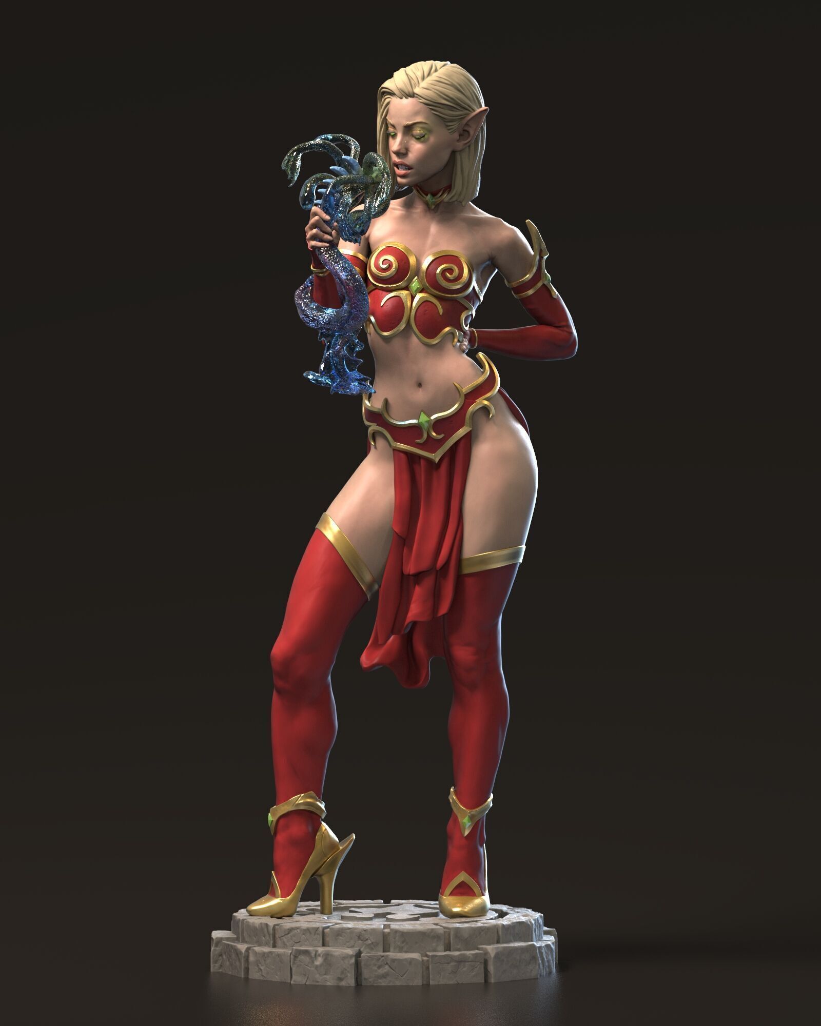 Blood Elf 3D print model_1