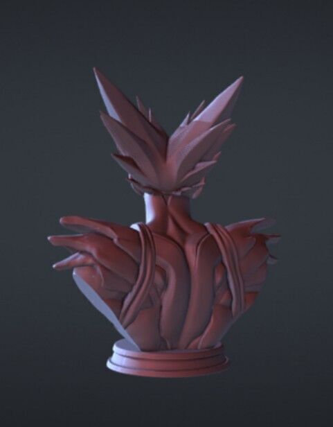 3D Printable Monster Garou Upper Body 3D print model_2