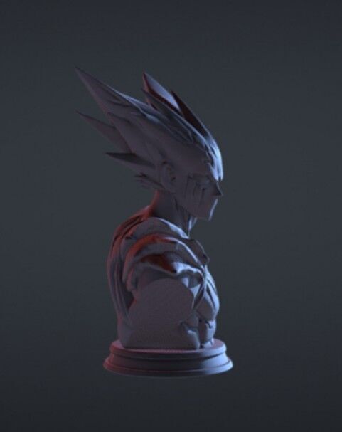 3D Printable Monster Garou Upper Body 3D print model_3