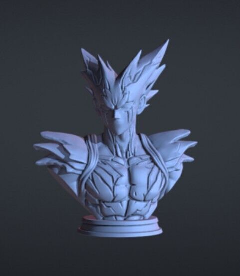 3D Printable Monster Garou Upper Body 3D print model_1