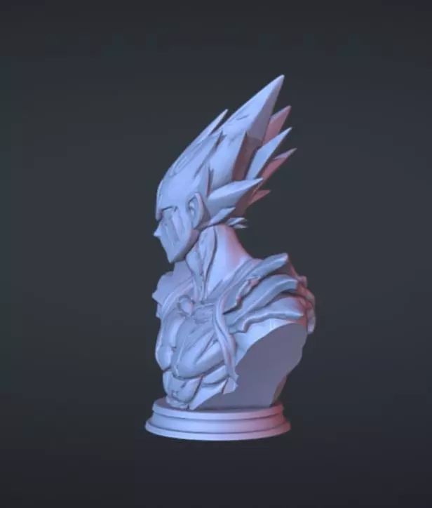 3D Printable Monster Garou Upper Body 3D print model_0