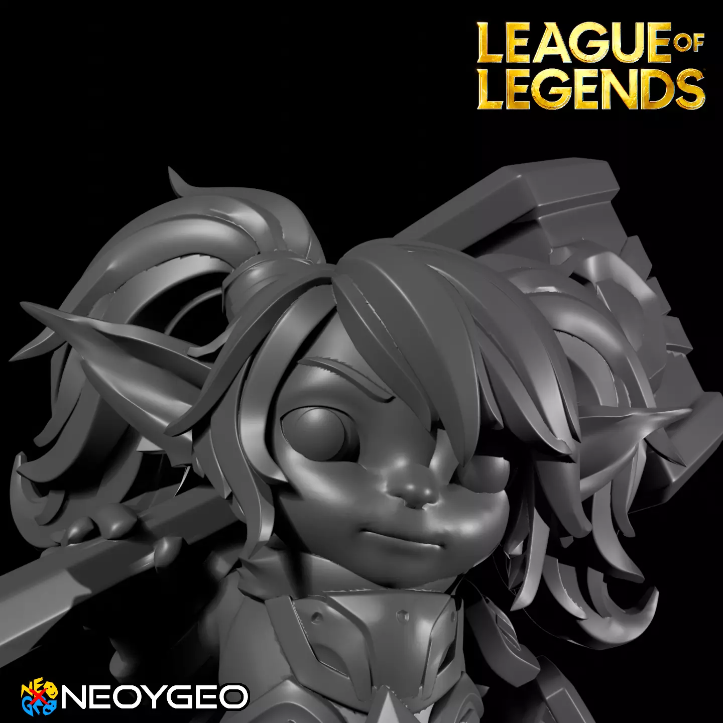POPPY - LEAGUE OF LEGENDS 3D print model