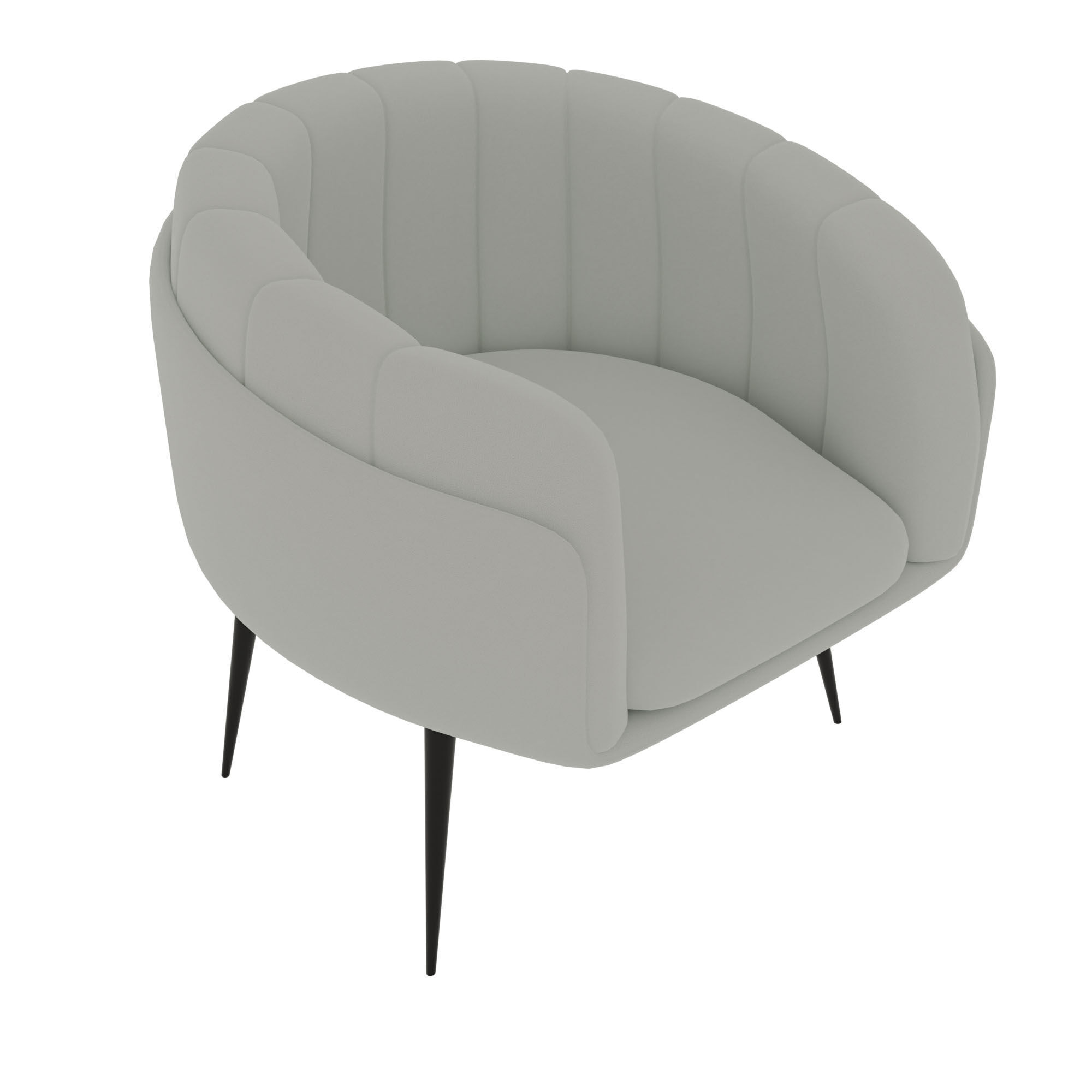 Decorative Sofa Chair for Interier Free low-poly 3D model_3