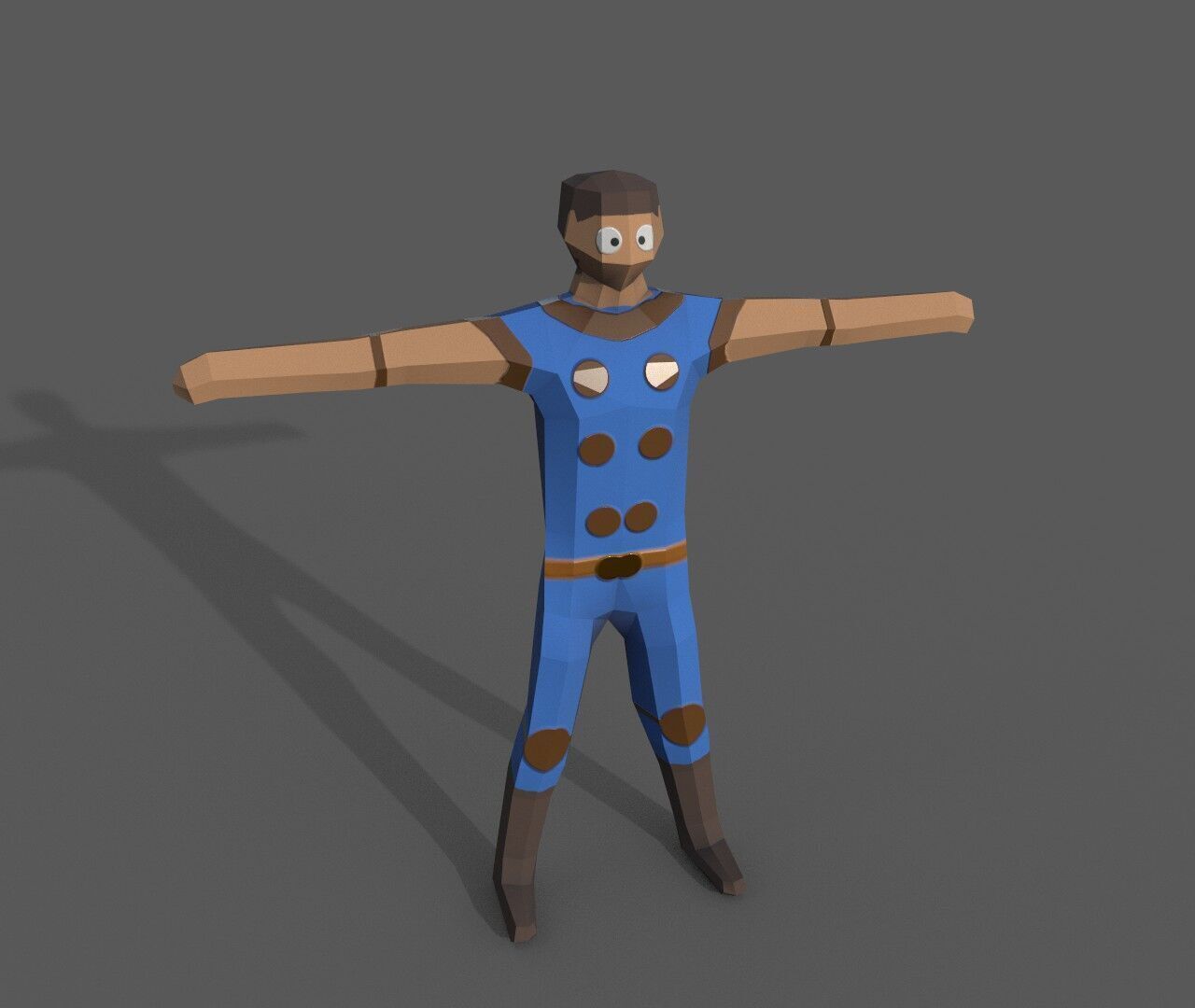 Low Poly Characters Pack Low-poly 3D model_2